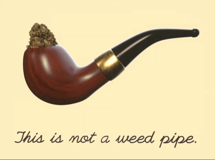 Magritte's Weed Pipe