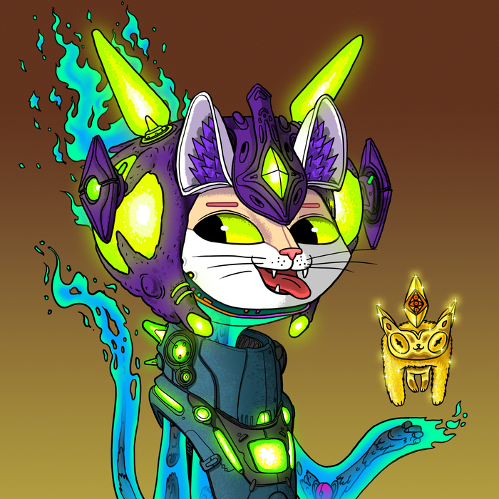 Alien Cat #1069
