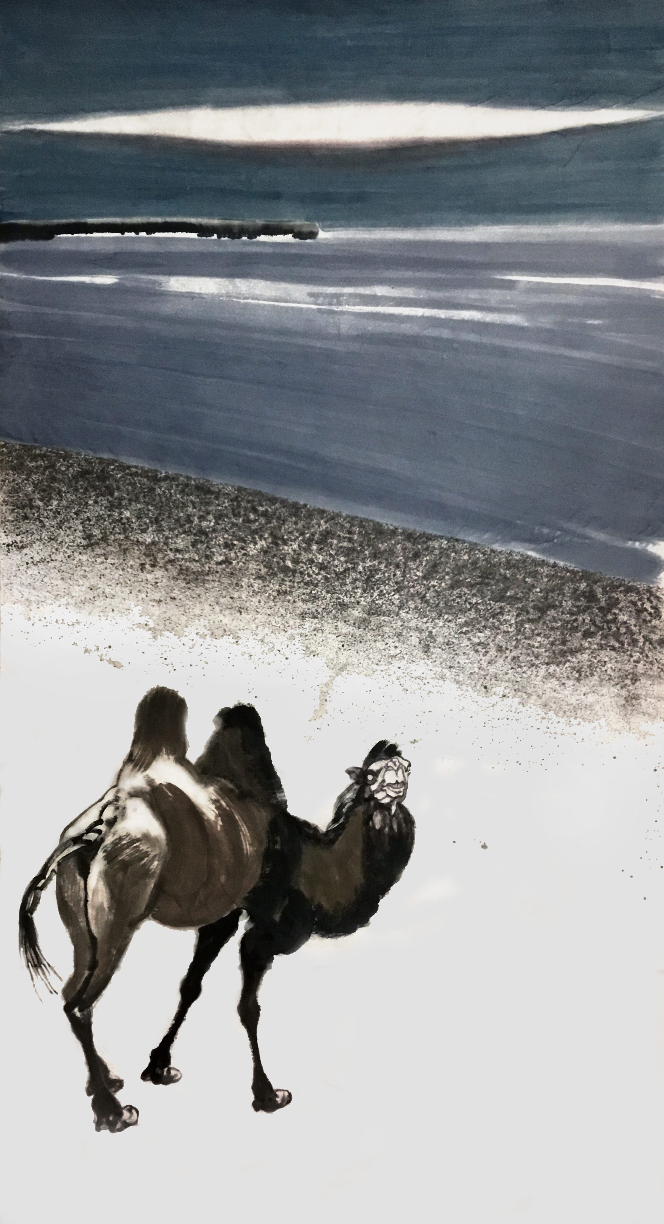 A Wisp of Cloud by the Lake