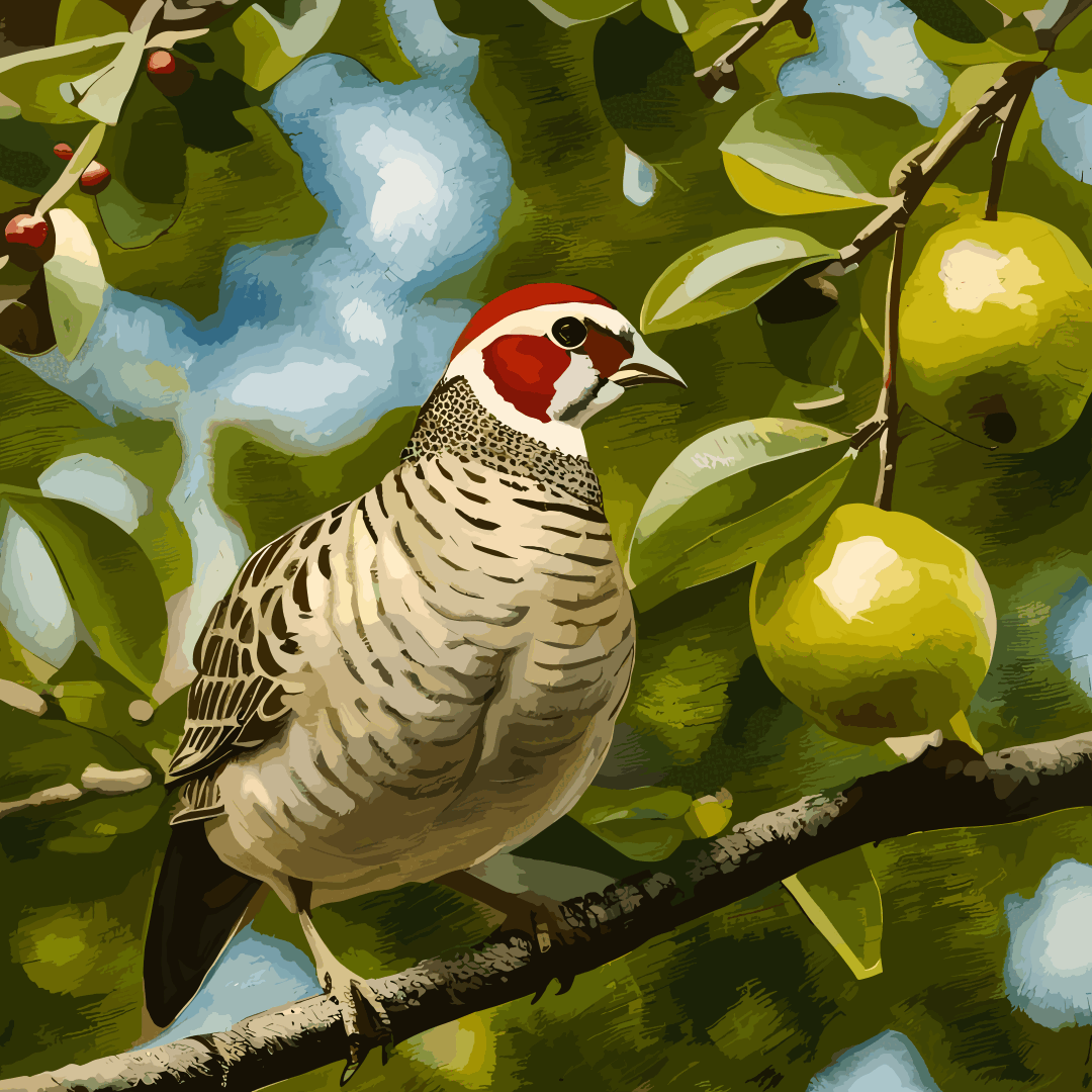 A Partridge in a Pear Tree (Animated MP4 Video Fly-Out)