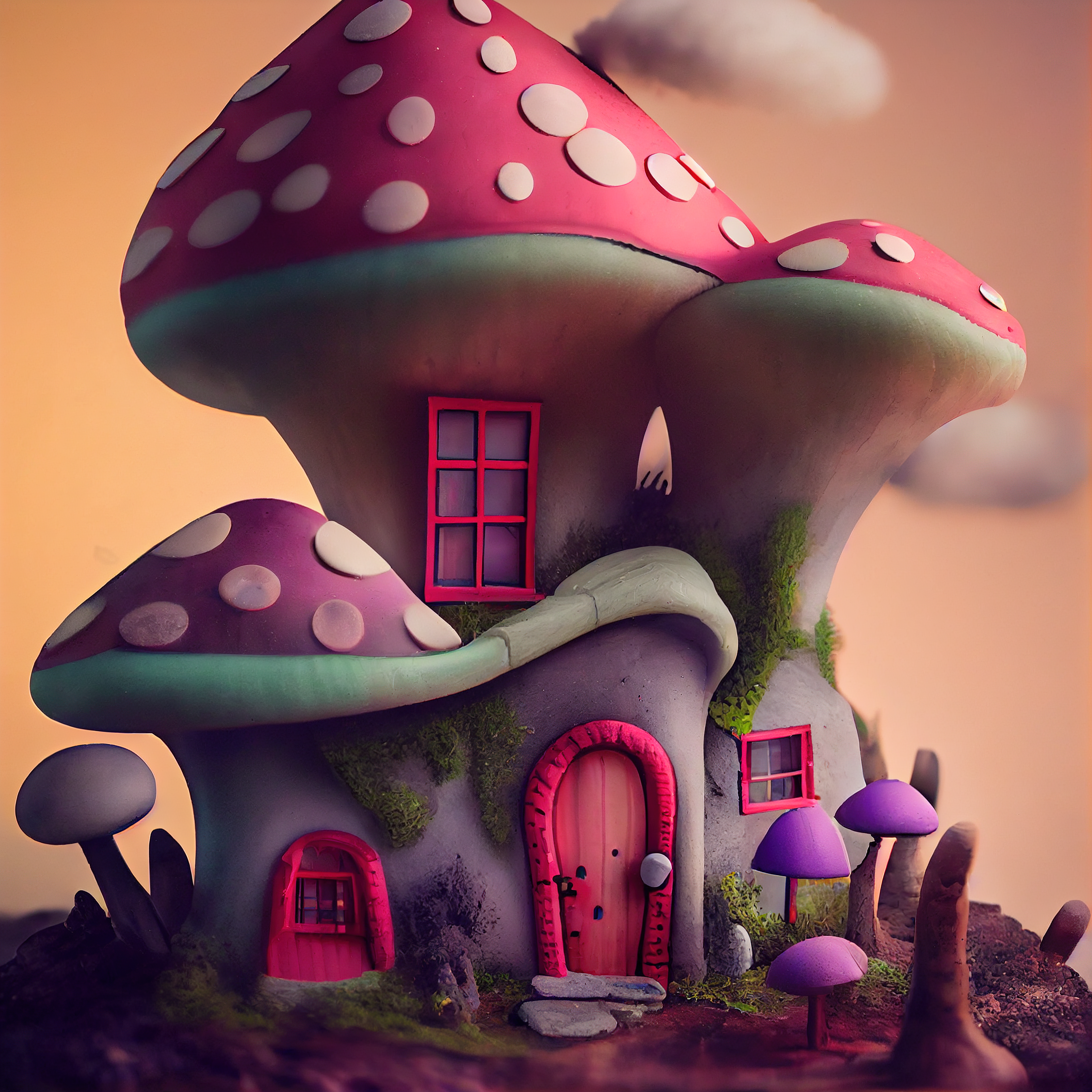 Mushroom house