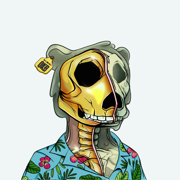 Zombie Okay Bear #3550