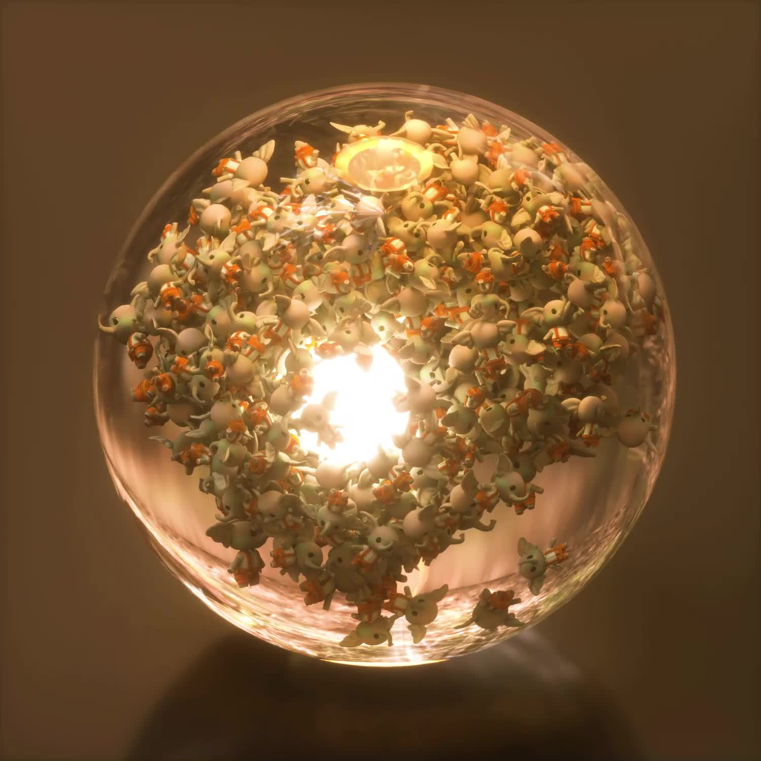 ENCLOSED ORB OF LIGHT #53/98