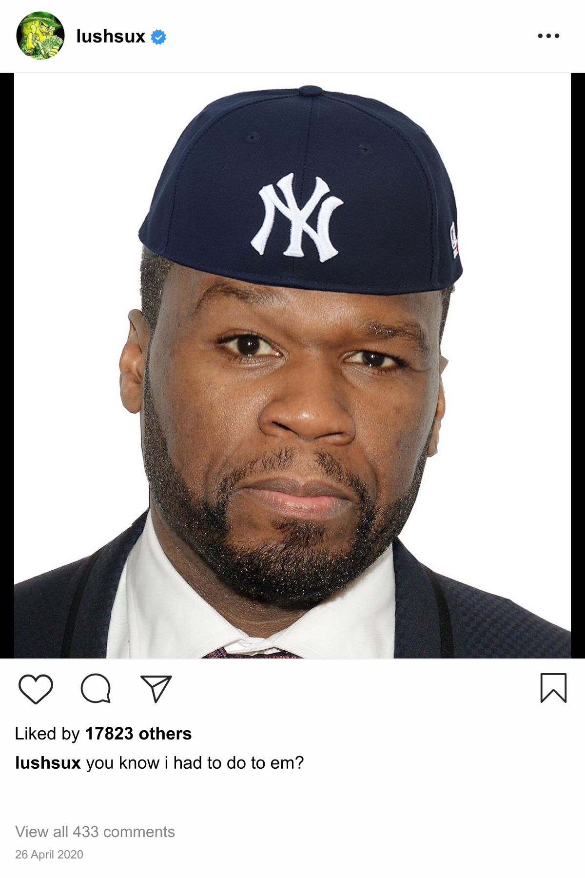 Lushsux #3900 - Shit Post 50 Cent