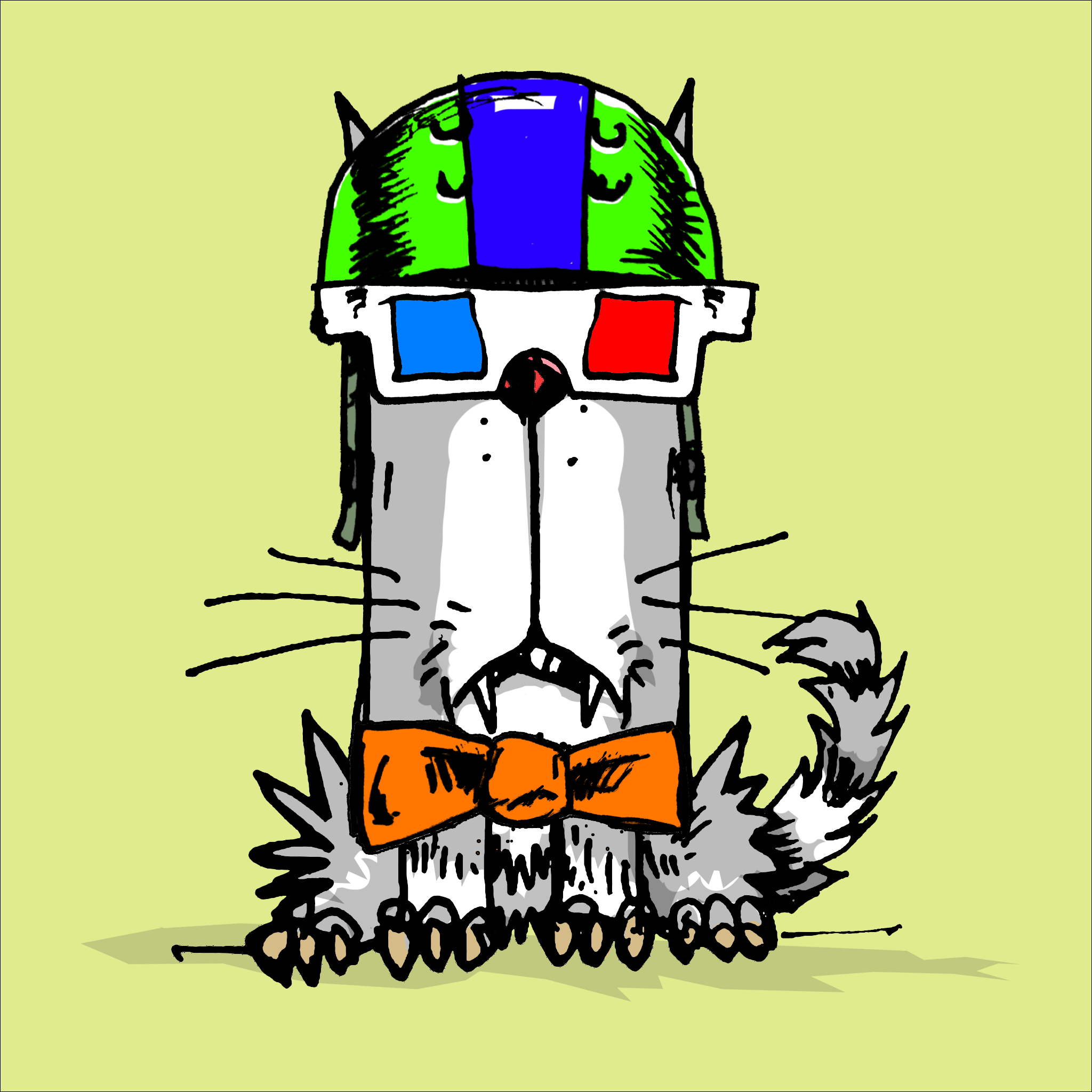 My Scruffy Cat 1035