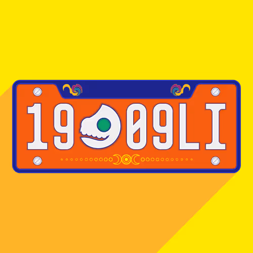 Meta License Plates #1284