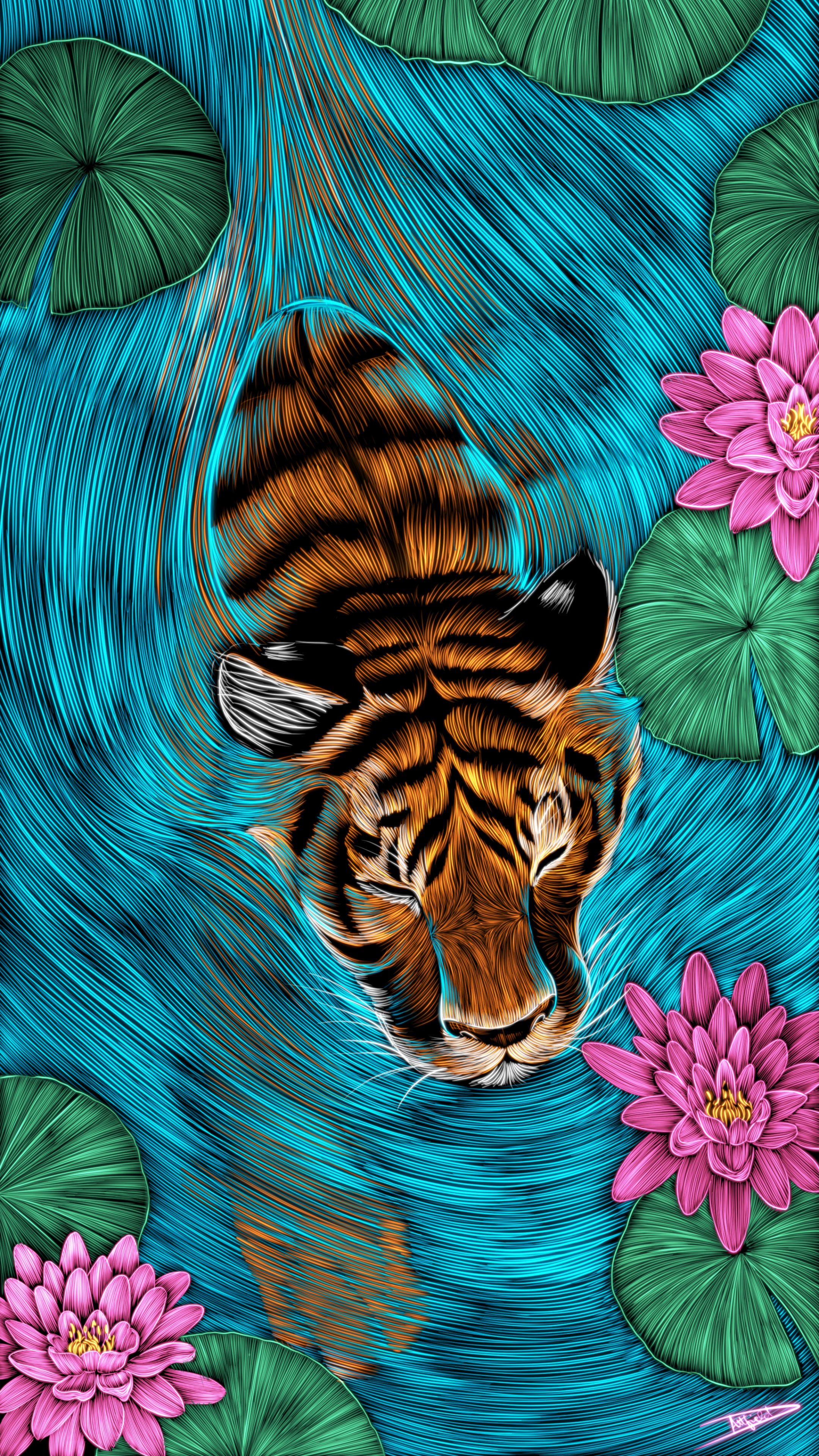 Water Tiger by Danielladoodles #6/35