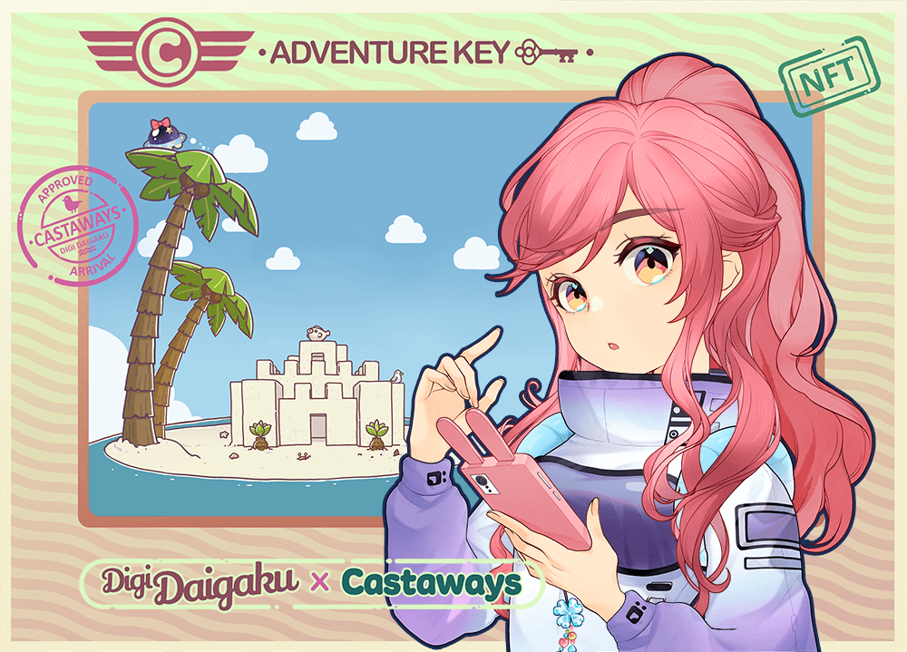 DigiDaigaku Genesis Adventure Key Castaways #1459 - Lyrical