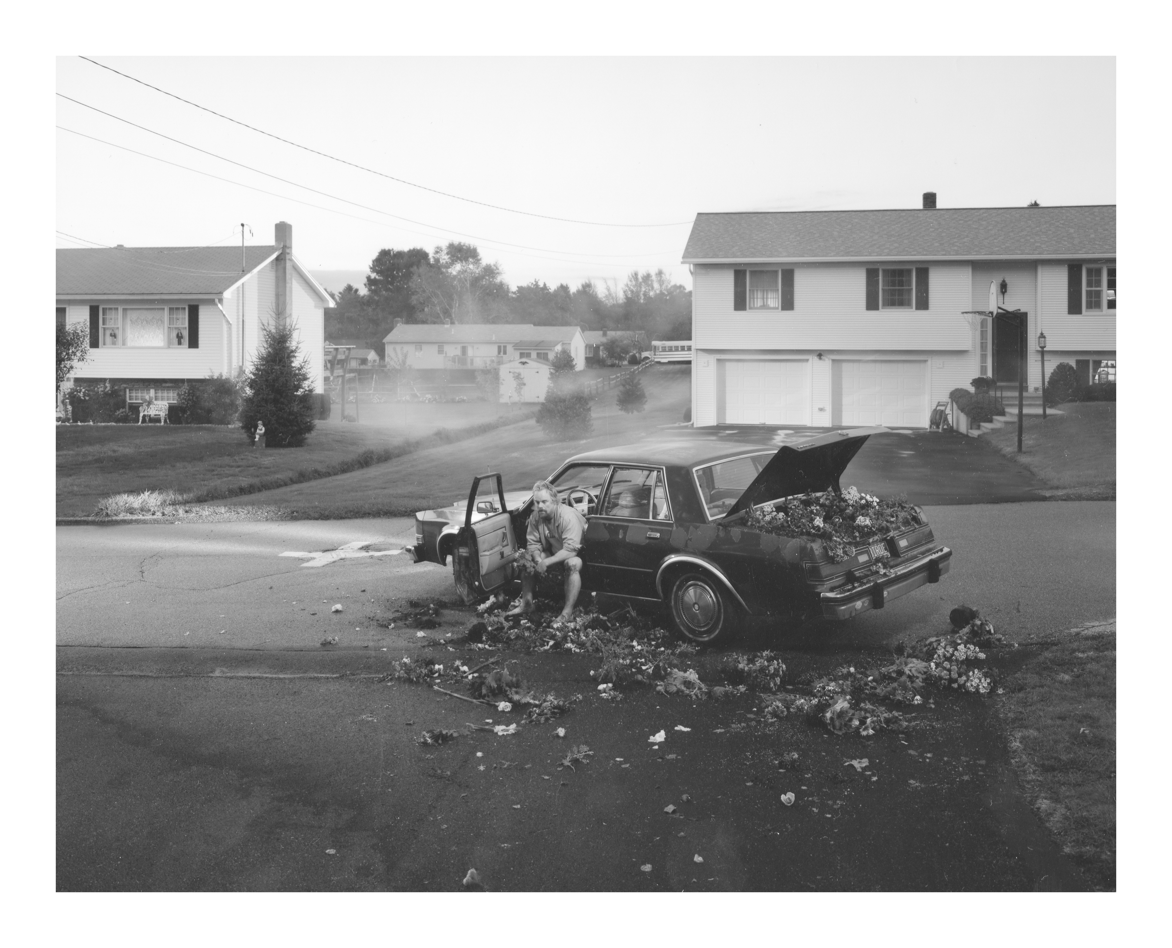 Dream House, 2002, [Philip Seymour Hoffman] 8 x 10 Black and White Polaroid Study [No. 1]