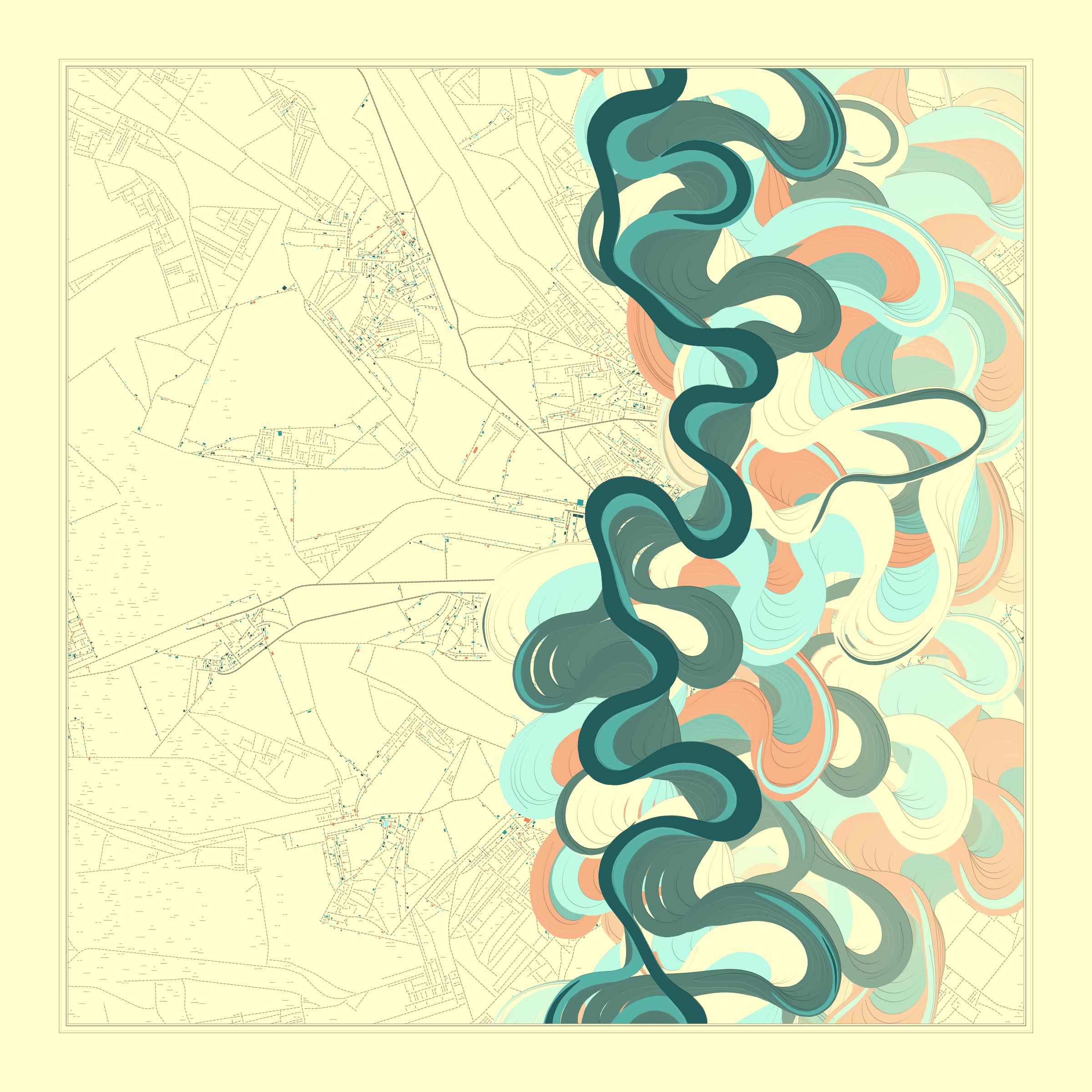 Ancient Courses of Fictional Rivers #299