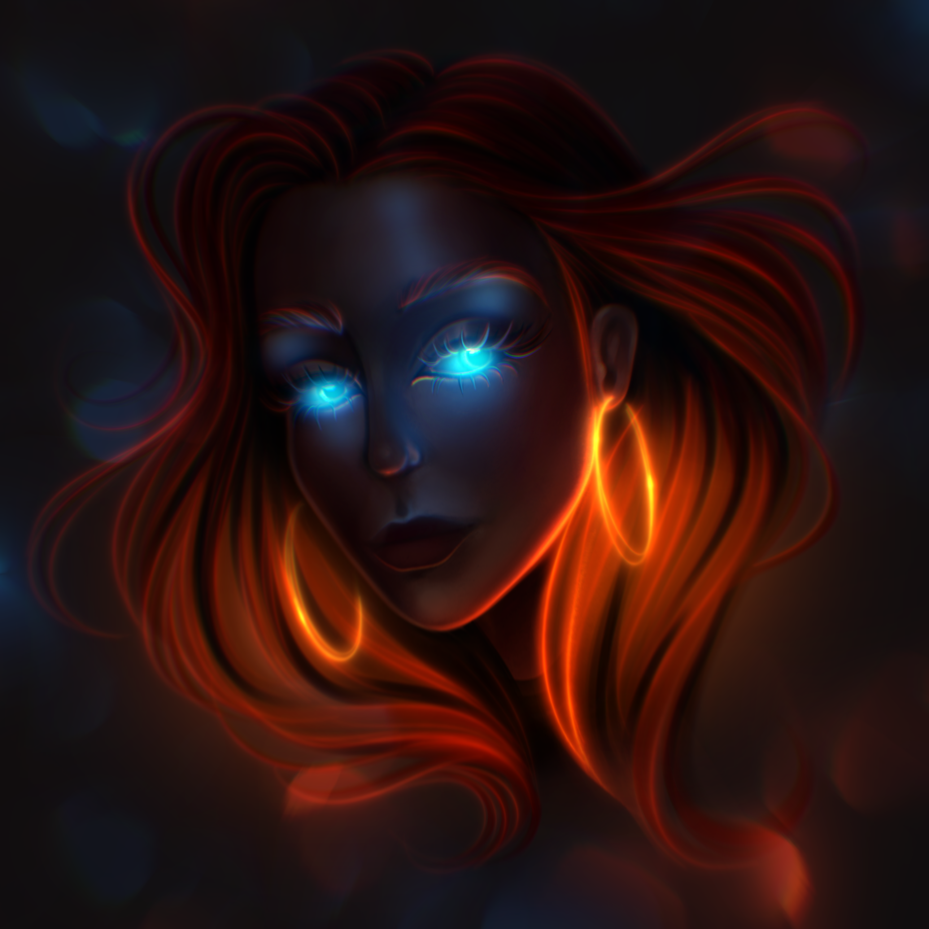 Glowing Girl