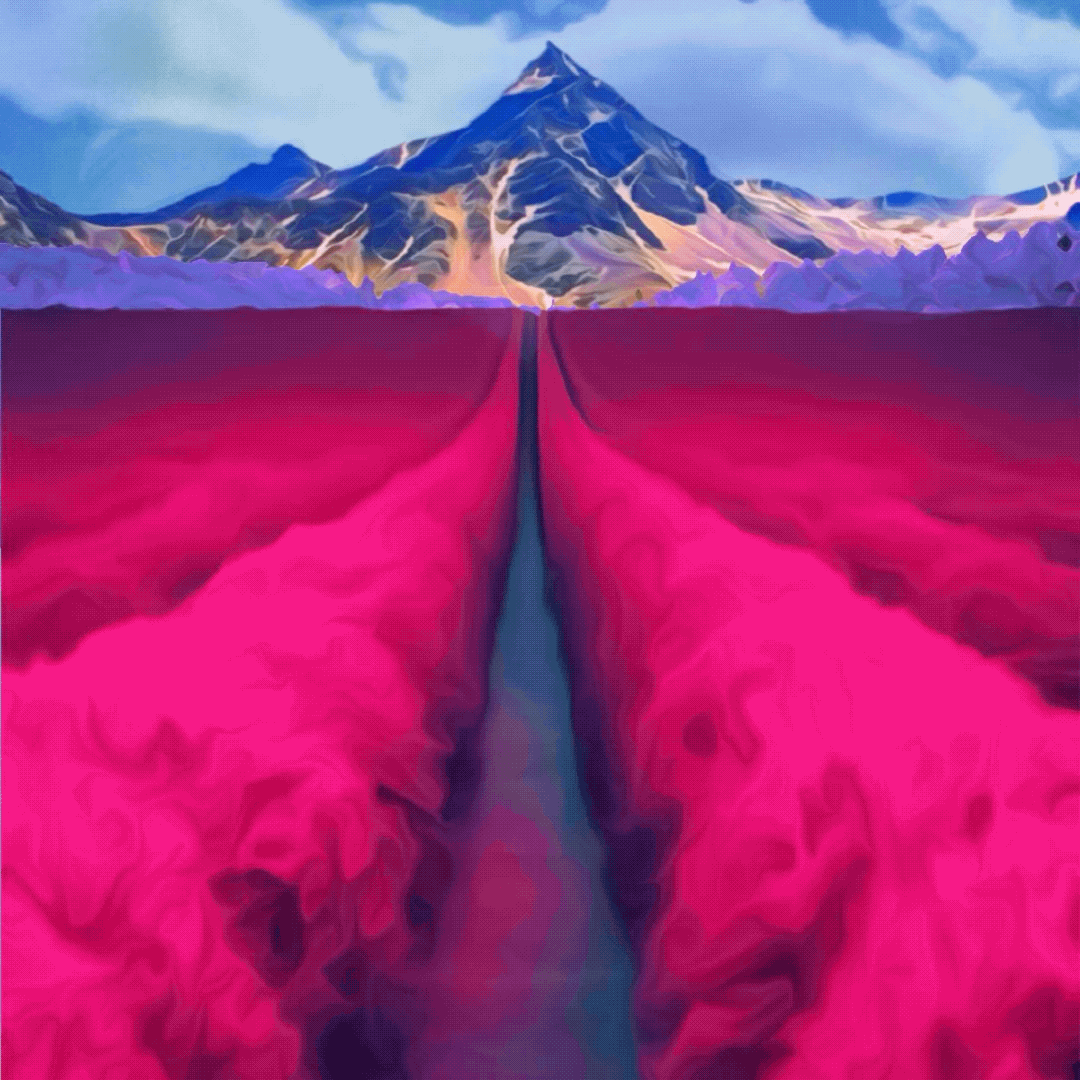 Generated Glitch Landscape #162