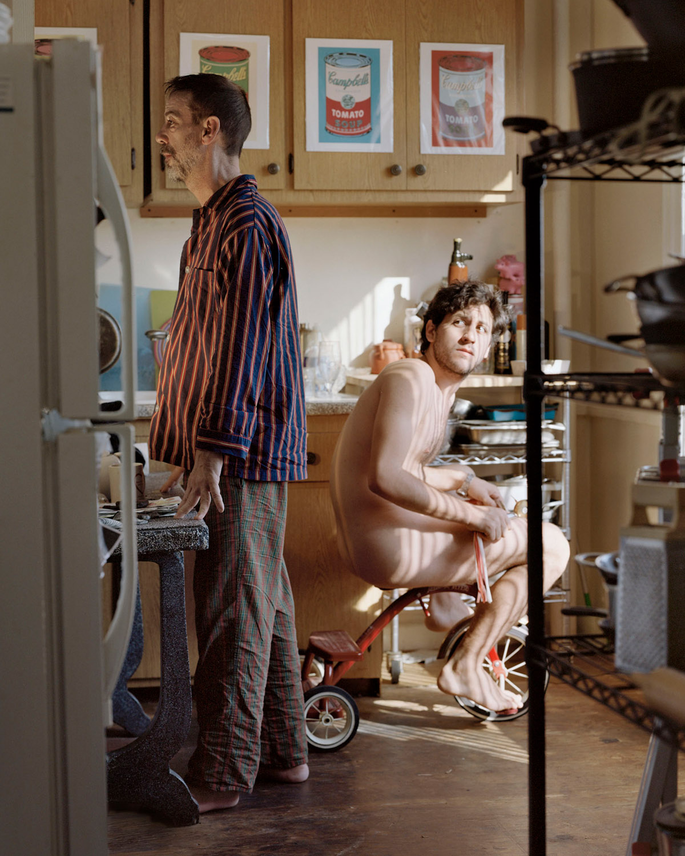 Complicit #27 - Self Portrait on the Tricycle with Shaun