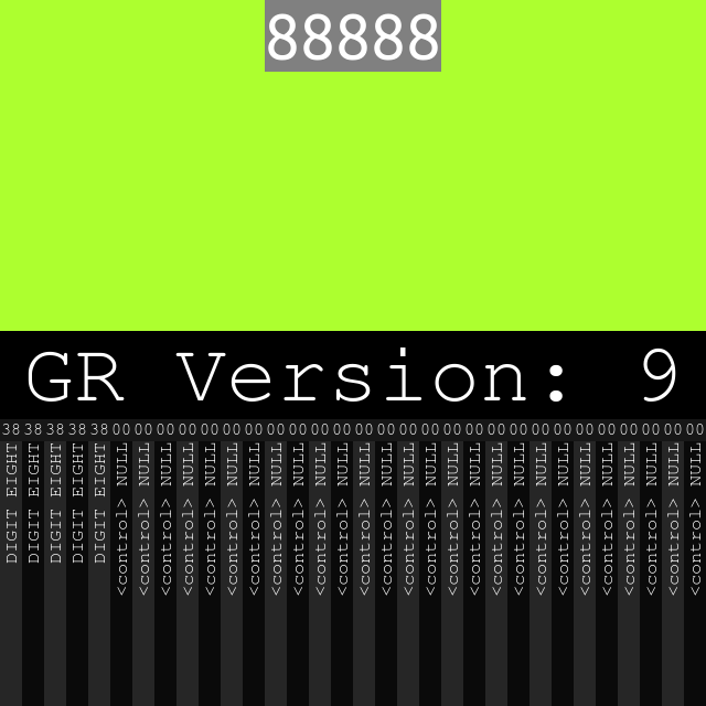 88888 (GR version 9)
