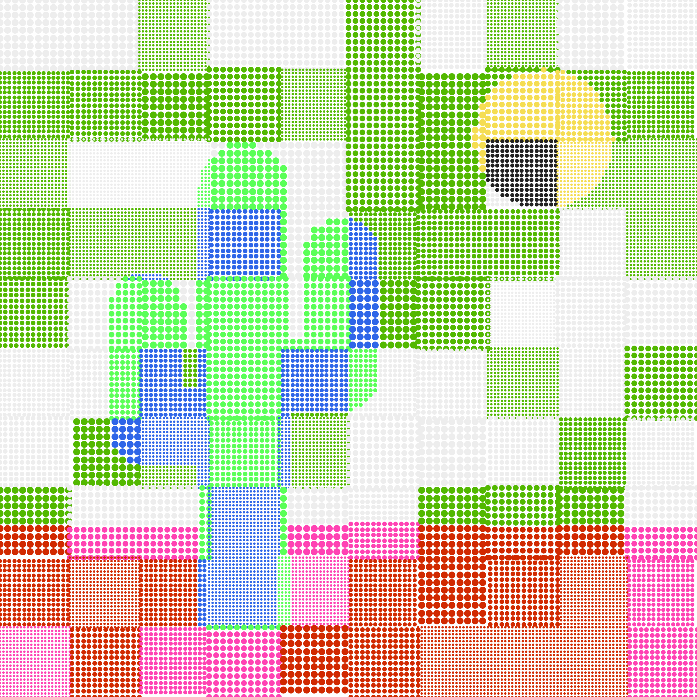 Patchwork Saguaros #65