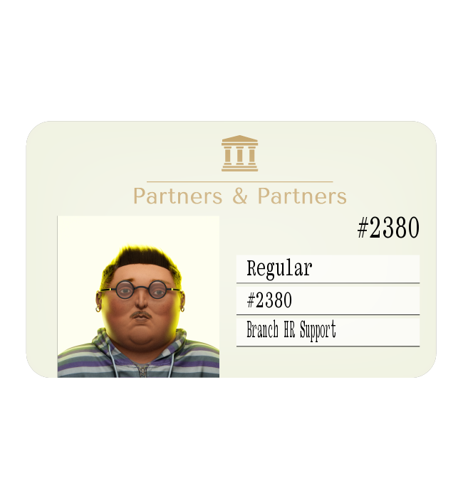 16.77 Ⓡ / week, Partners & Partners