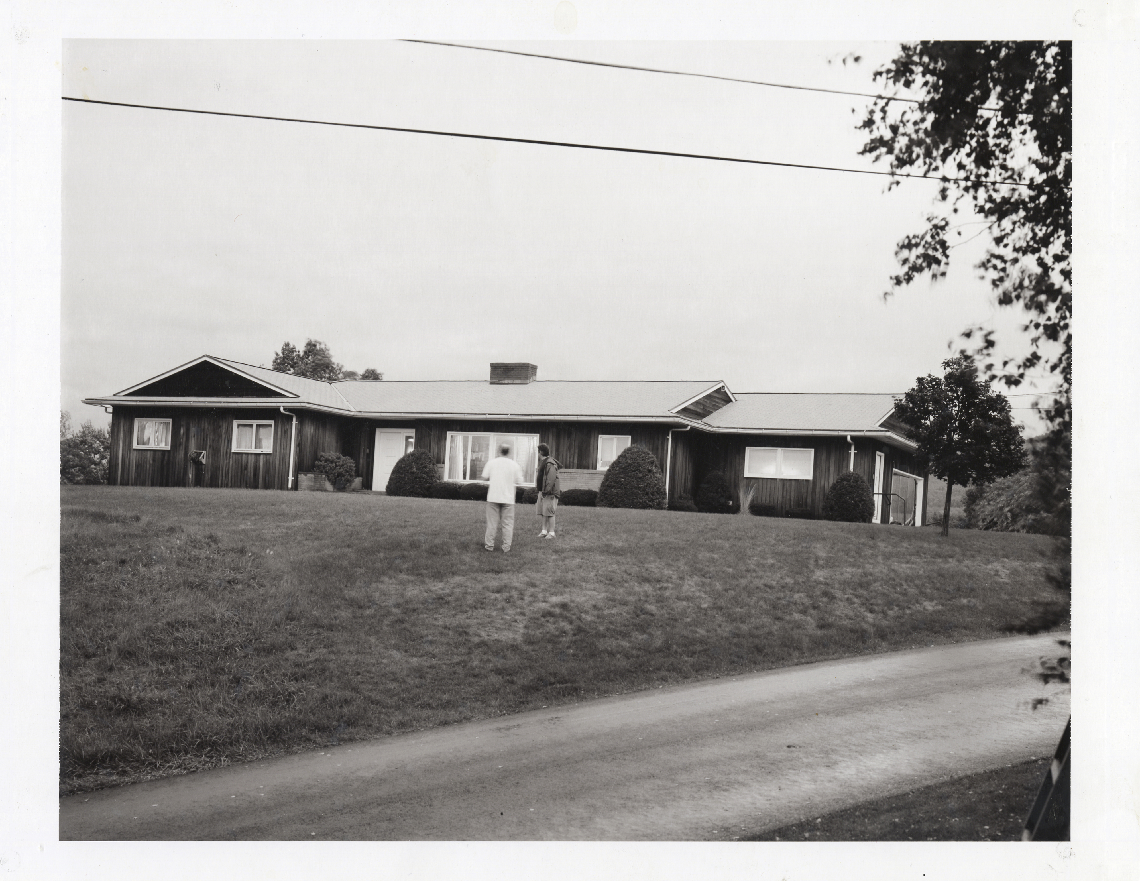 Dream House, 2002, [House] 8 x 10 Black and White Polaroid Study [No. 1]
