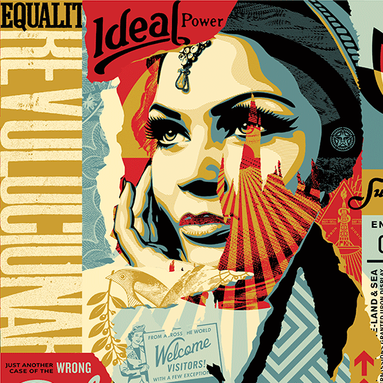 Obey Ideal Power Mural