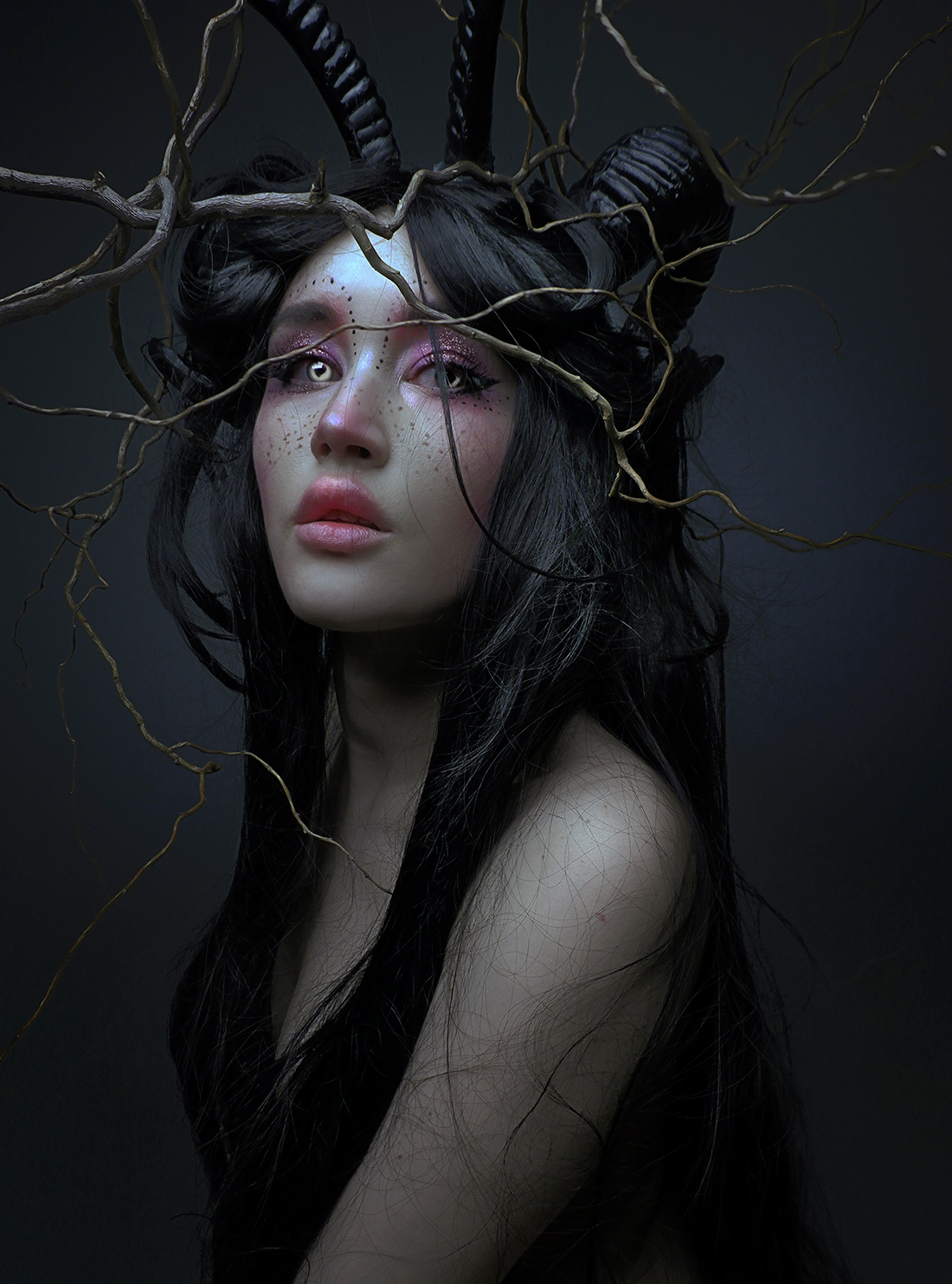 Dark fairy portrait