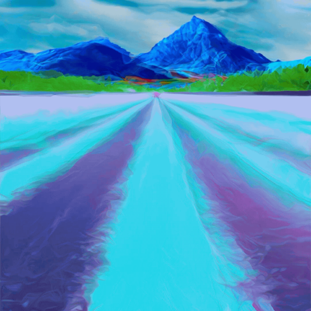 Generated Glitch Landscape #74