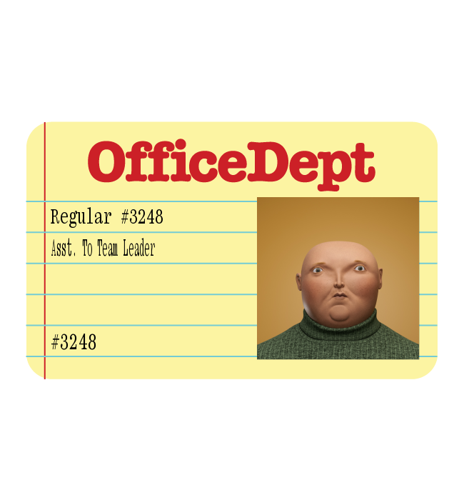 10 Ⓡ / week, Office Dept.