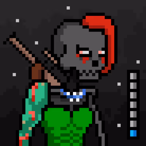 Ordinal Ladies Skull #2719