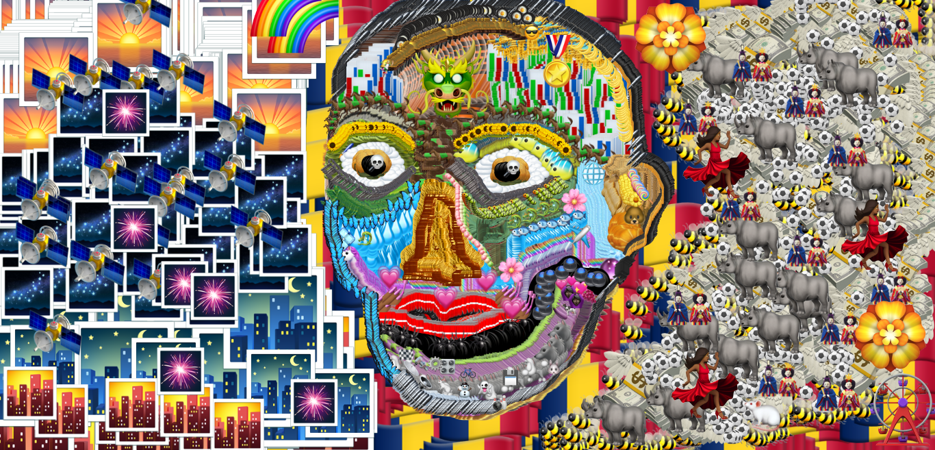 When the new hieroglyphs form my face