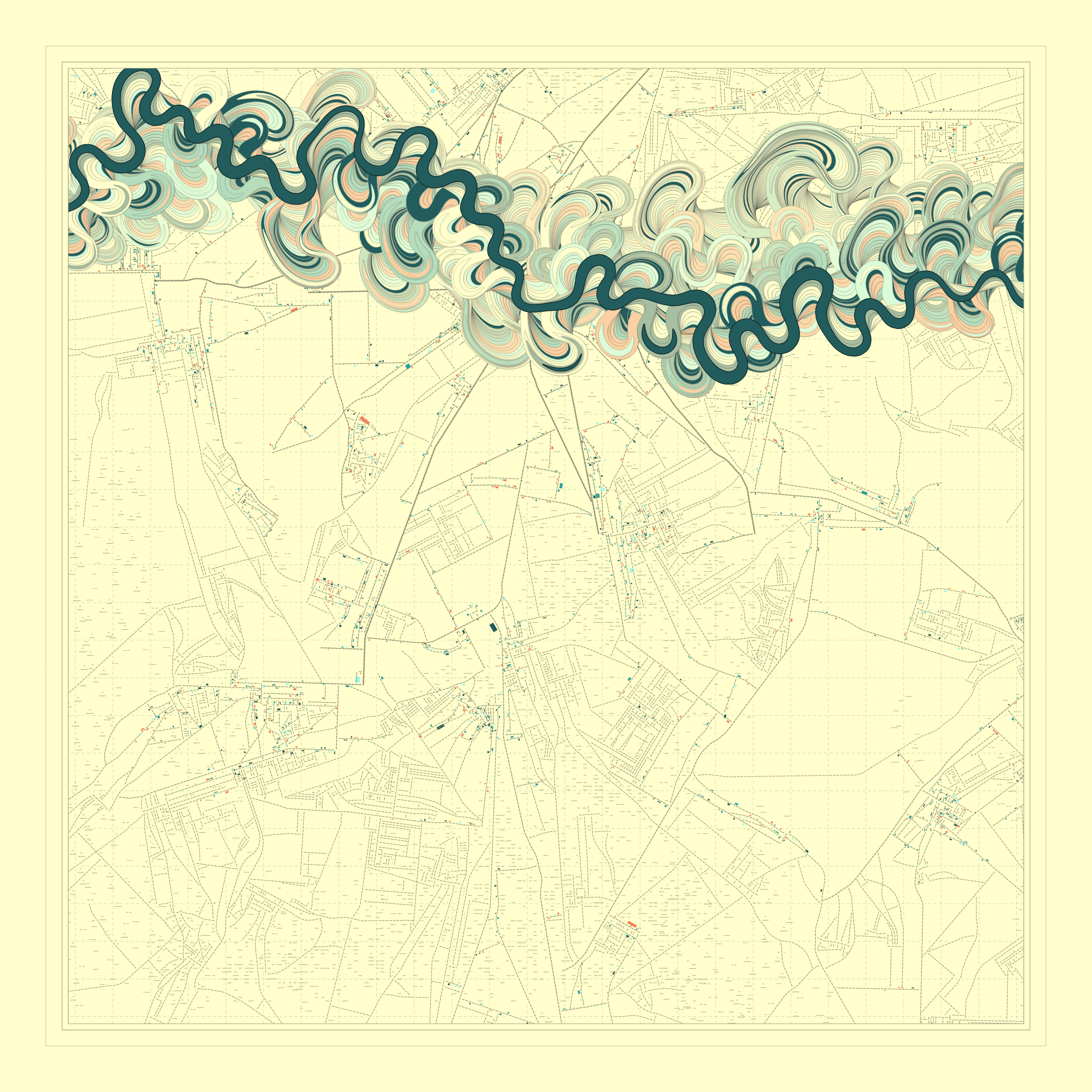 Ancient Courses of Fictional Rivers #860