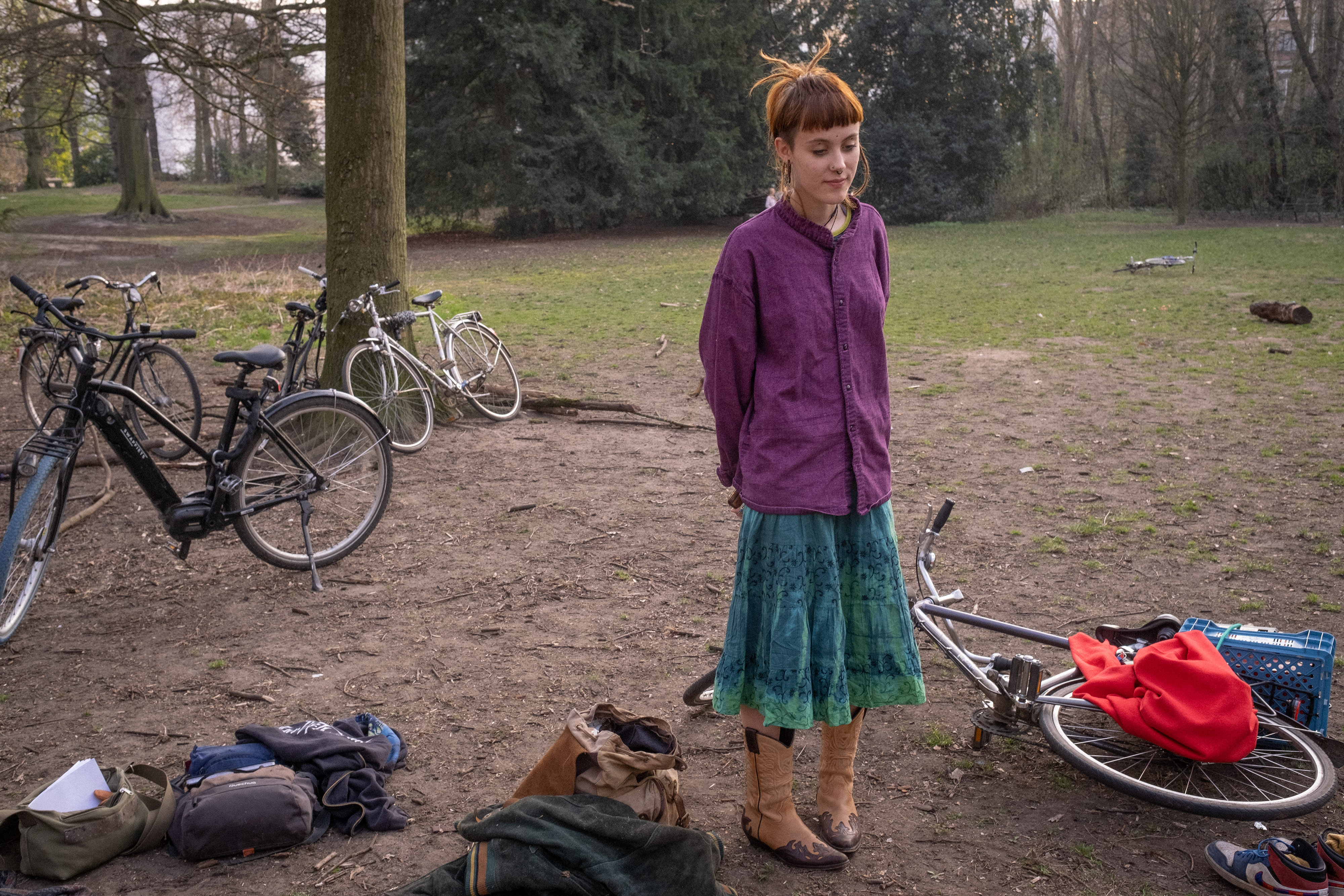 Students in the Park