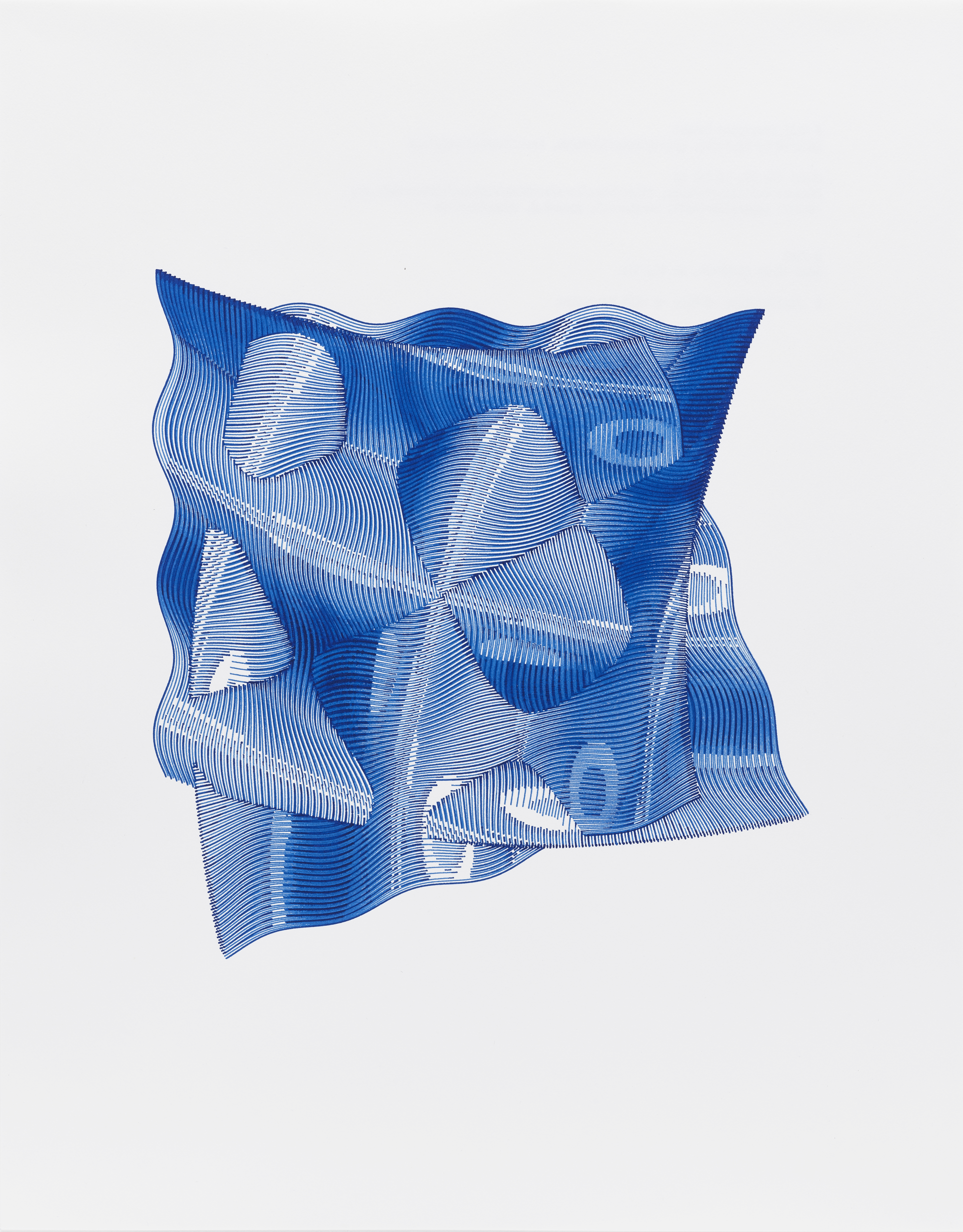 Ribbons: Two Sheets in Blue