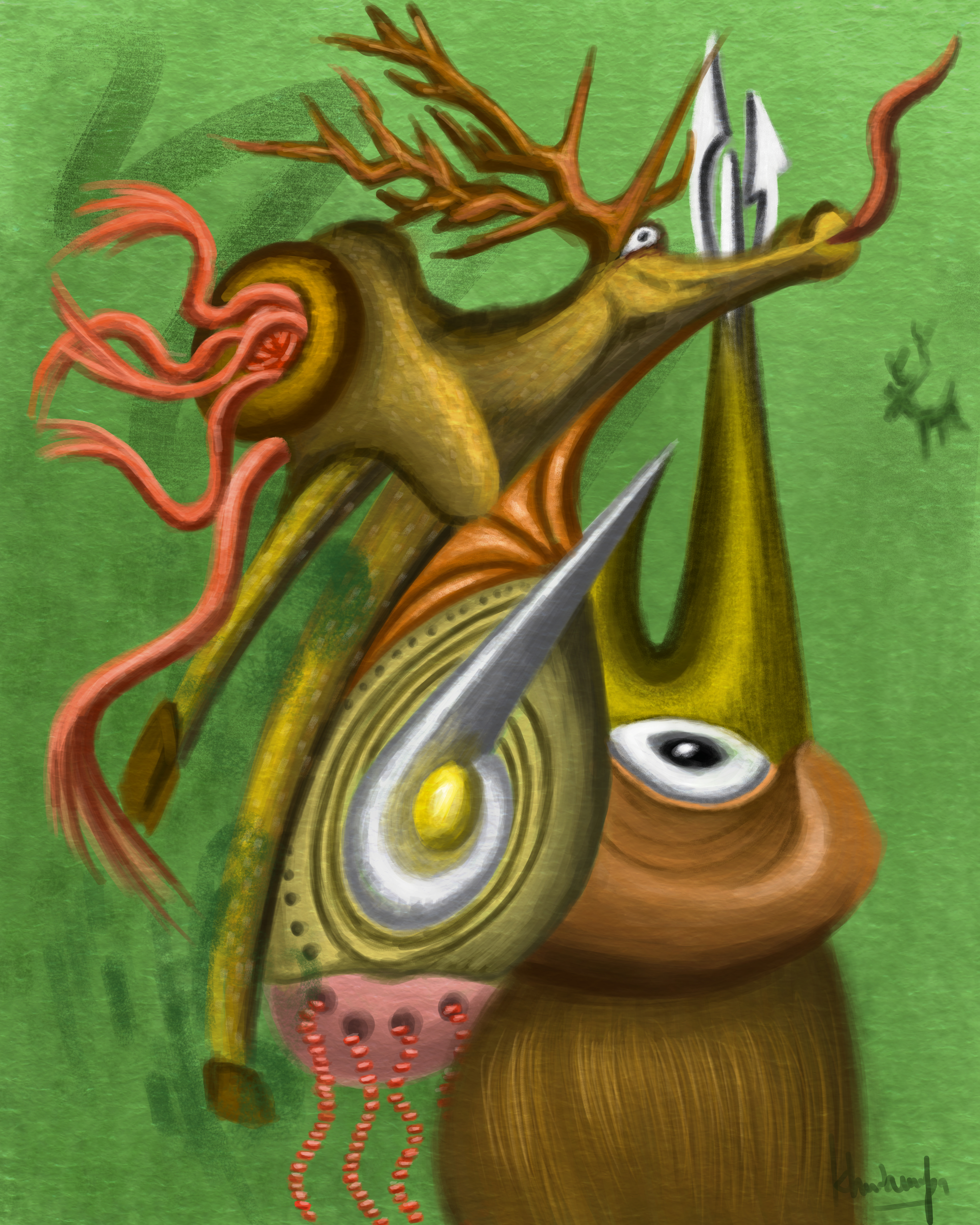 The Deer, The Witch and The Hunter 