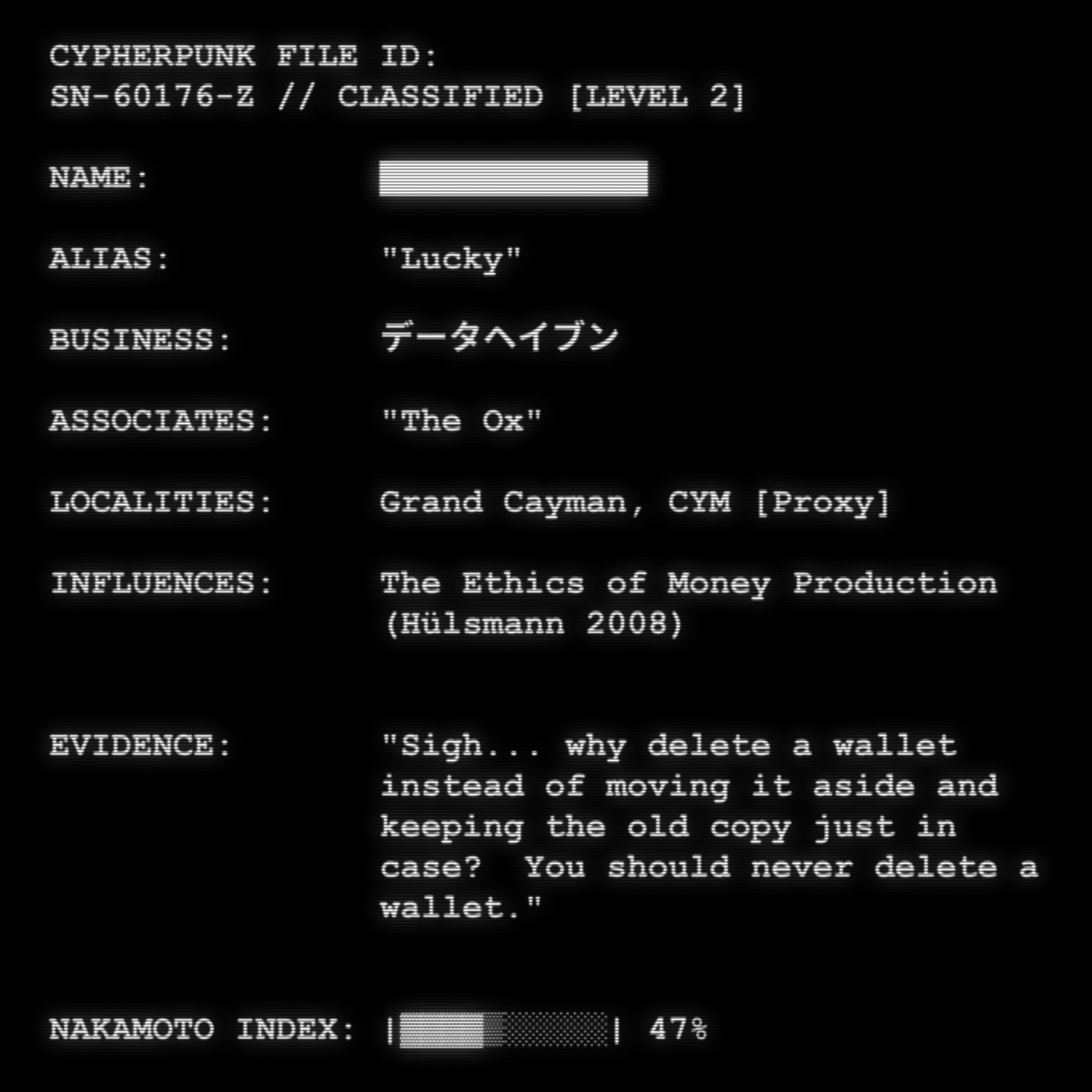 CYPHERPUNK FILES #6984