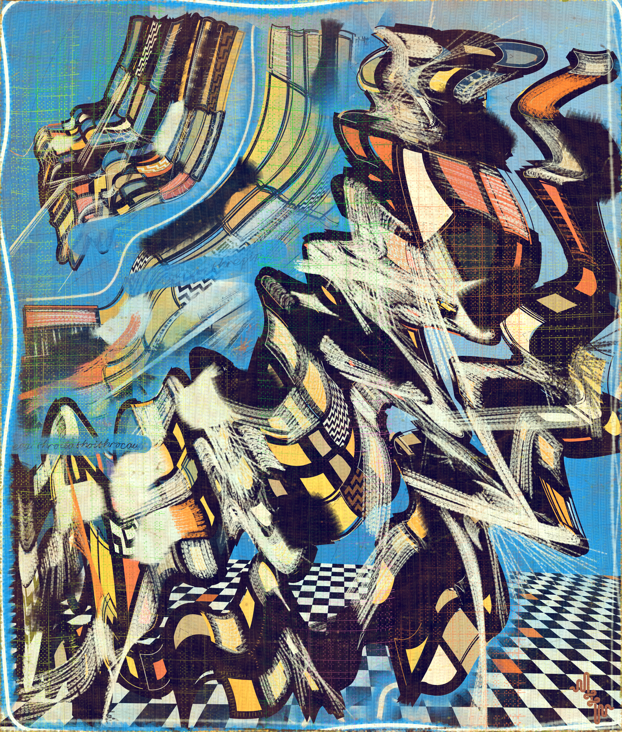 Amplitudes of Canvas #494