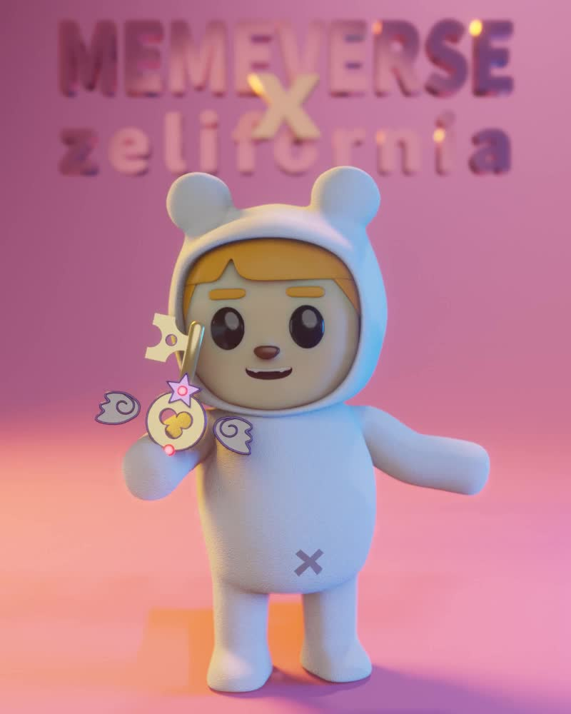 Baby bear has stolen the Key to the Memeverse #424/437