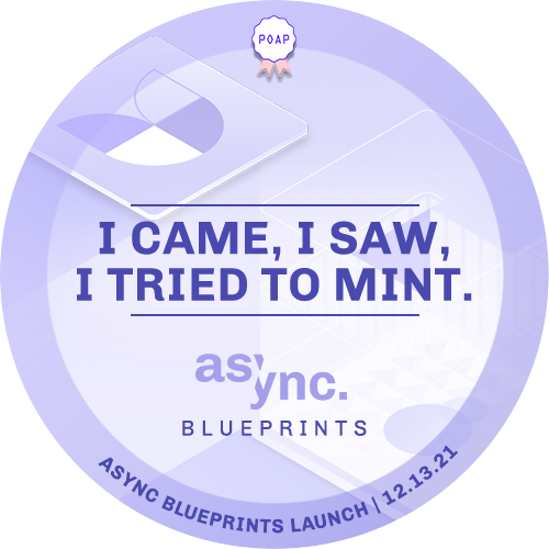 Async Blueprints Launch Participation POAP