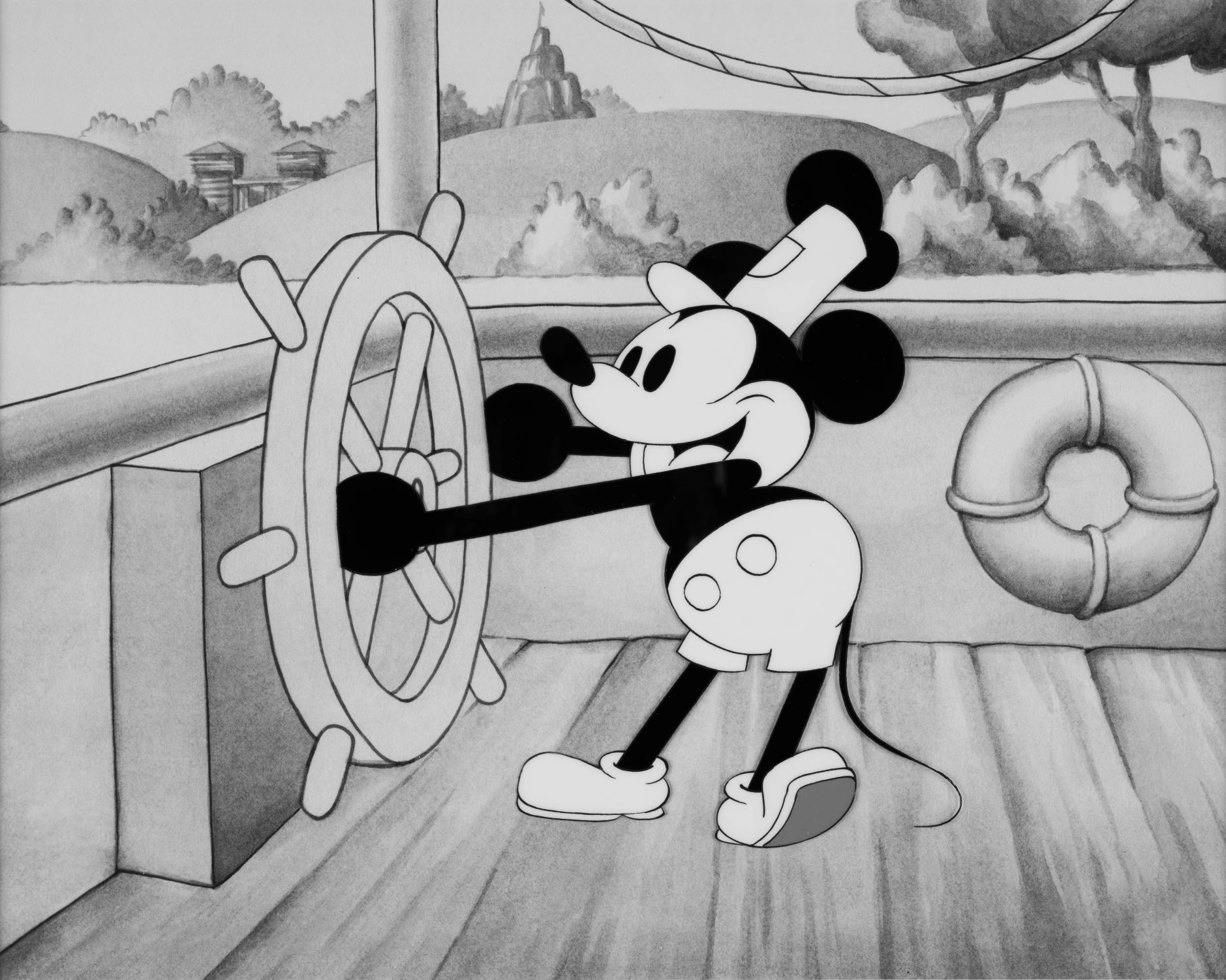 Steamboat Willie Public Domain 2024 #538/2000