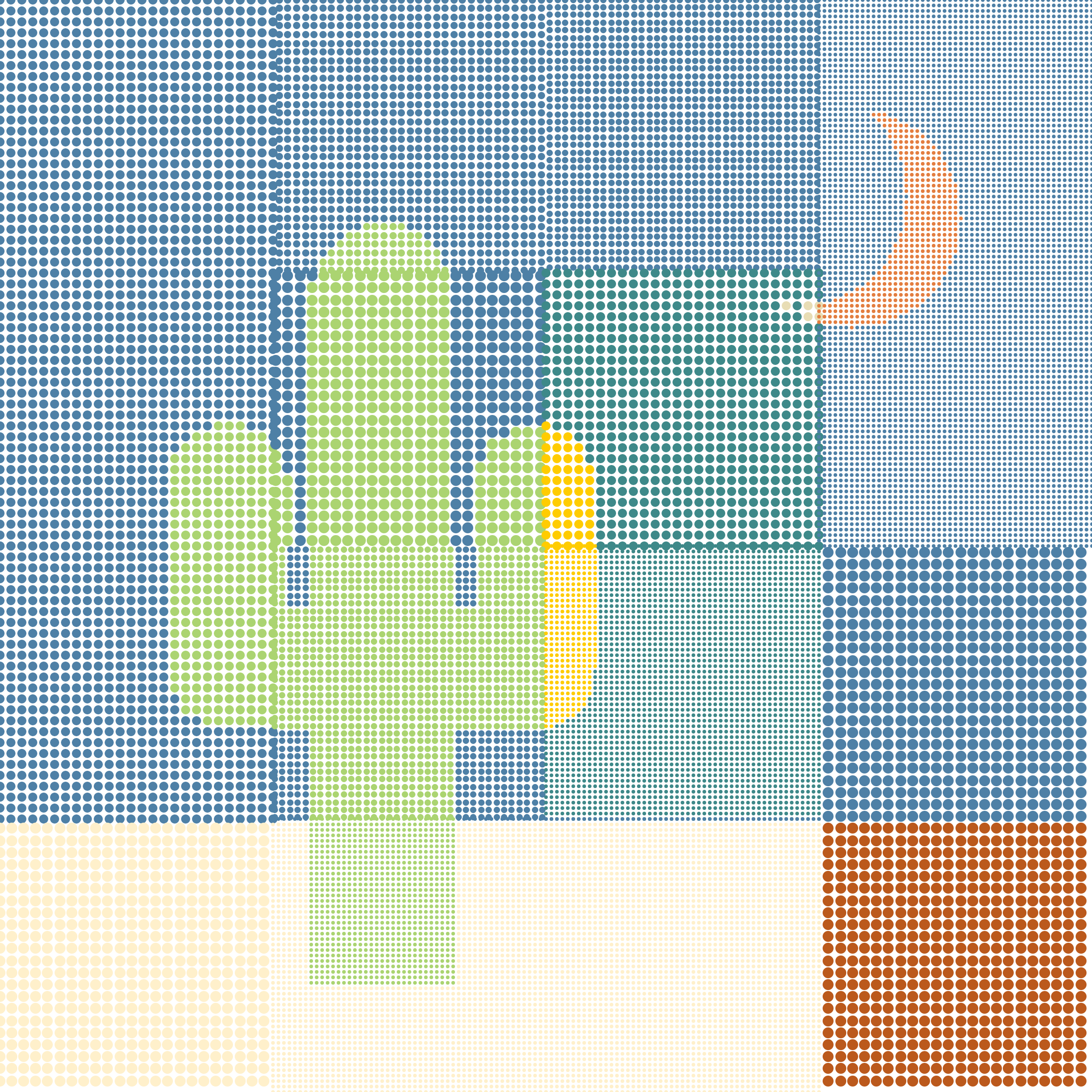 Patchwork Saguaros #7