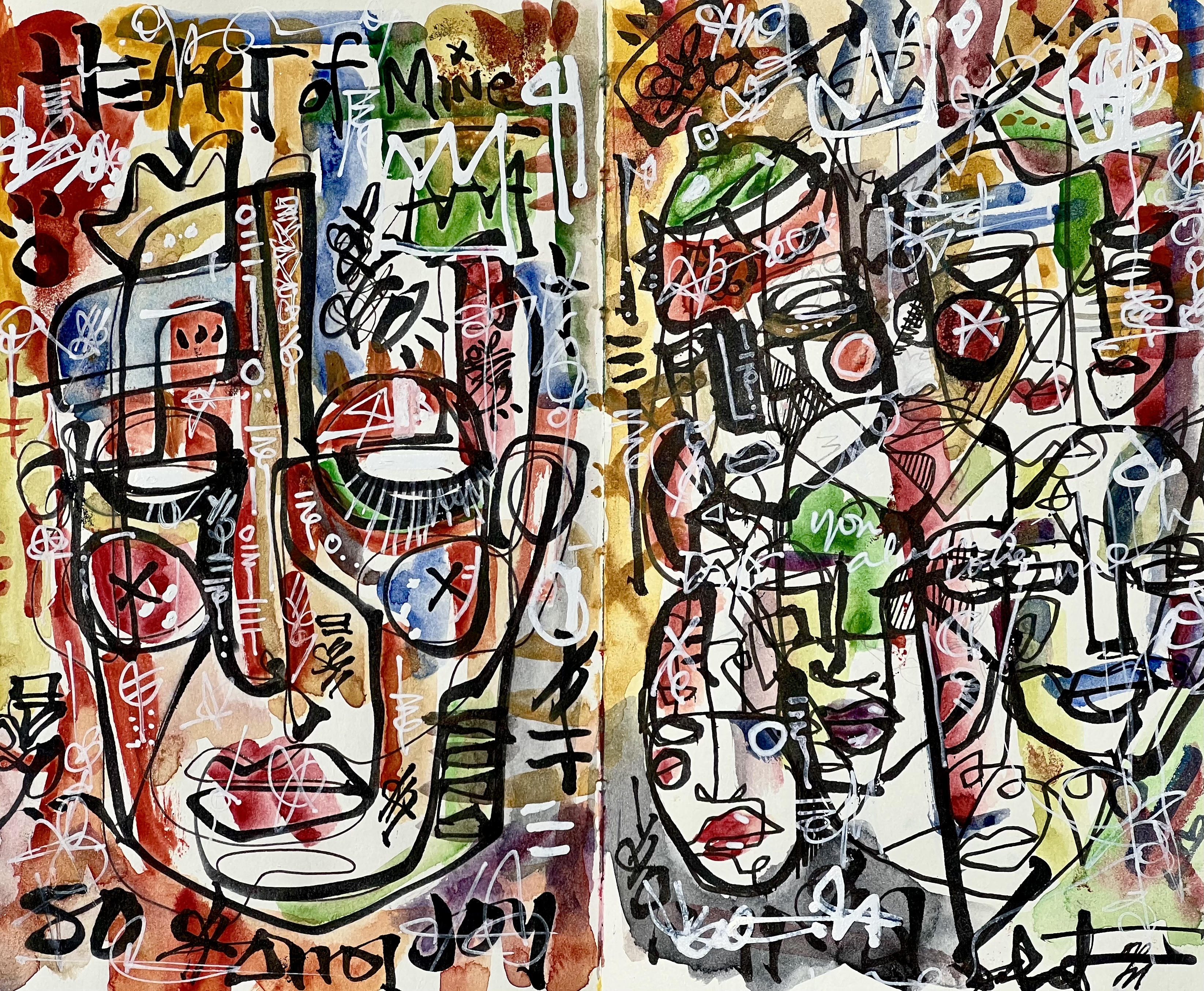 #008 / HEART OF MINE 2021 SABET / SKETCHBOOK 1