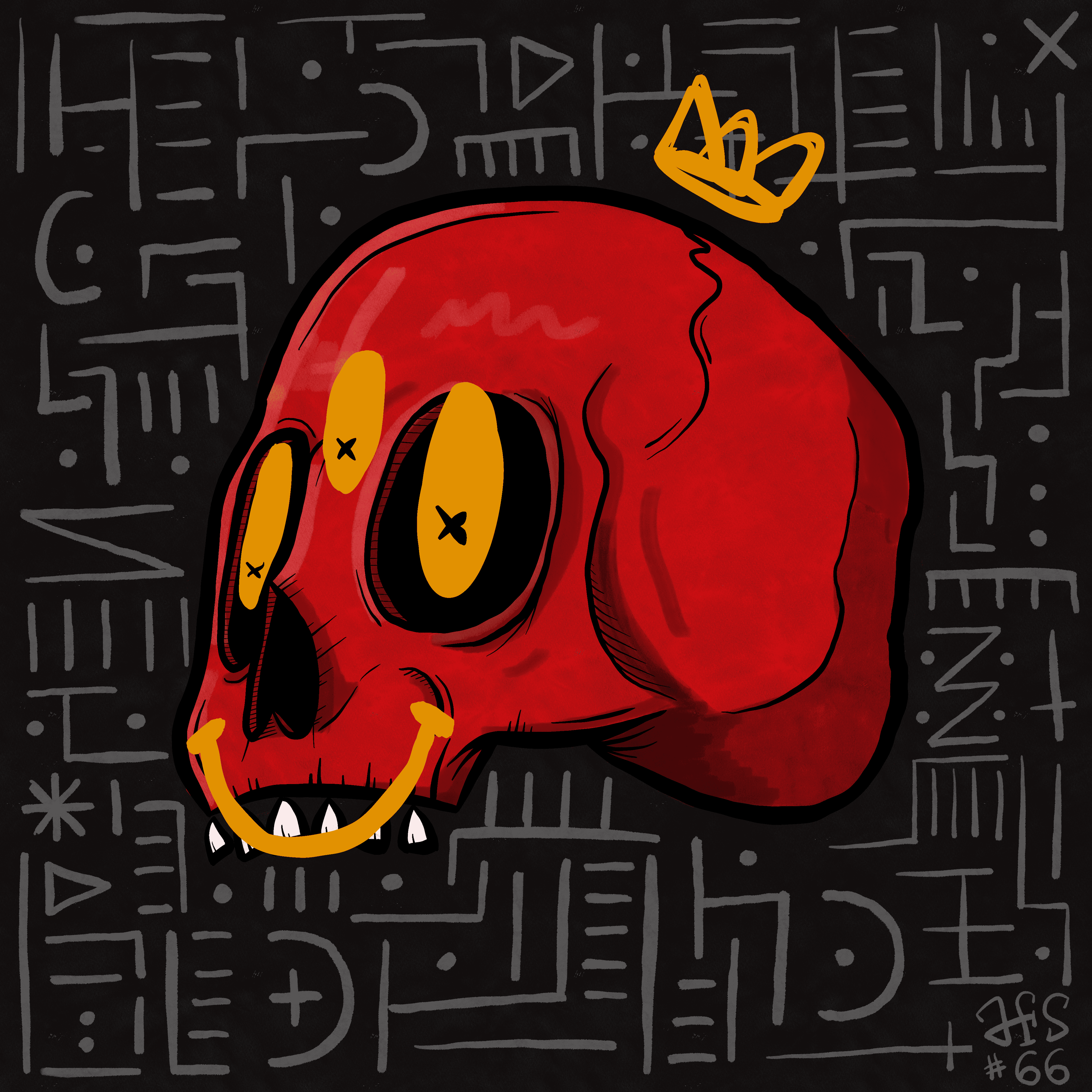 Almost Fancy Skull #66