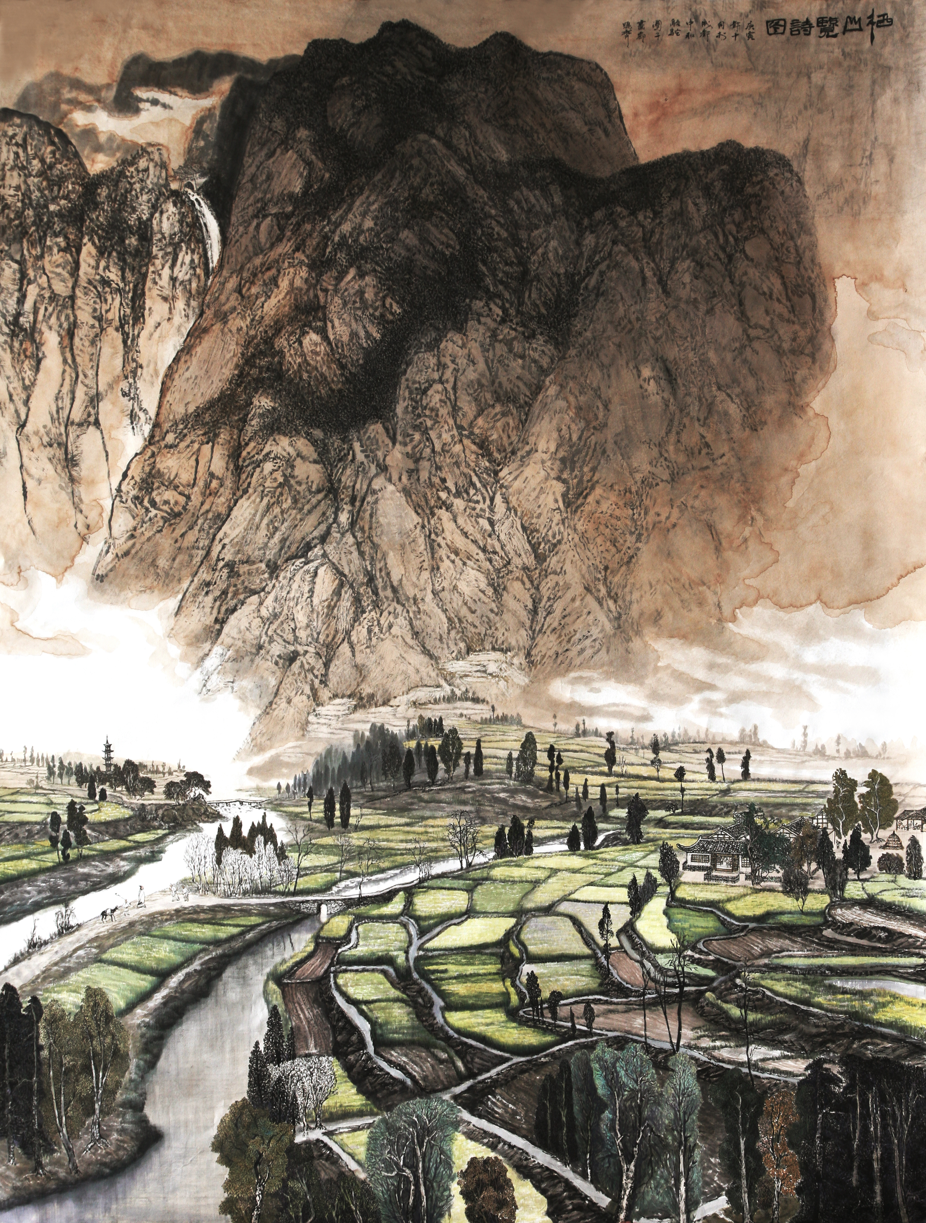 Beneath Dwelling in the Mountains, Embracing Poetry,