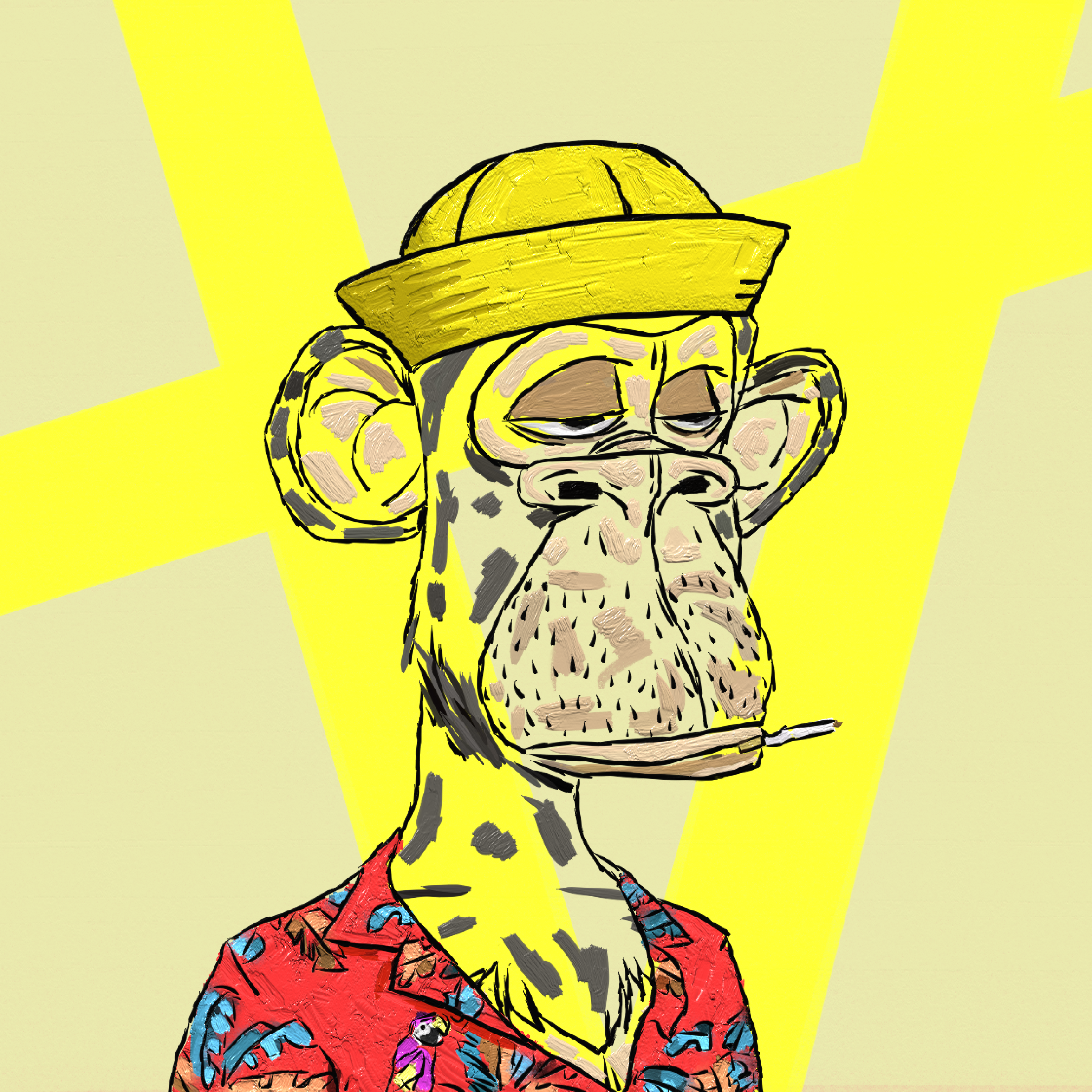 Bored Ape Beach Hut #3636
