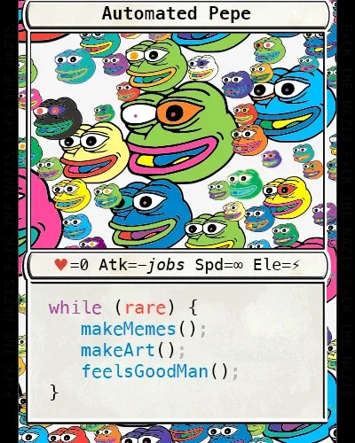 FAKEAUTOPEPE | Series 8 Card 419