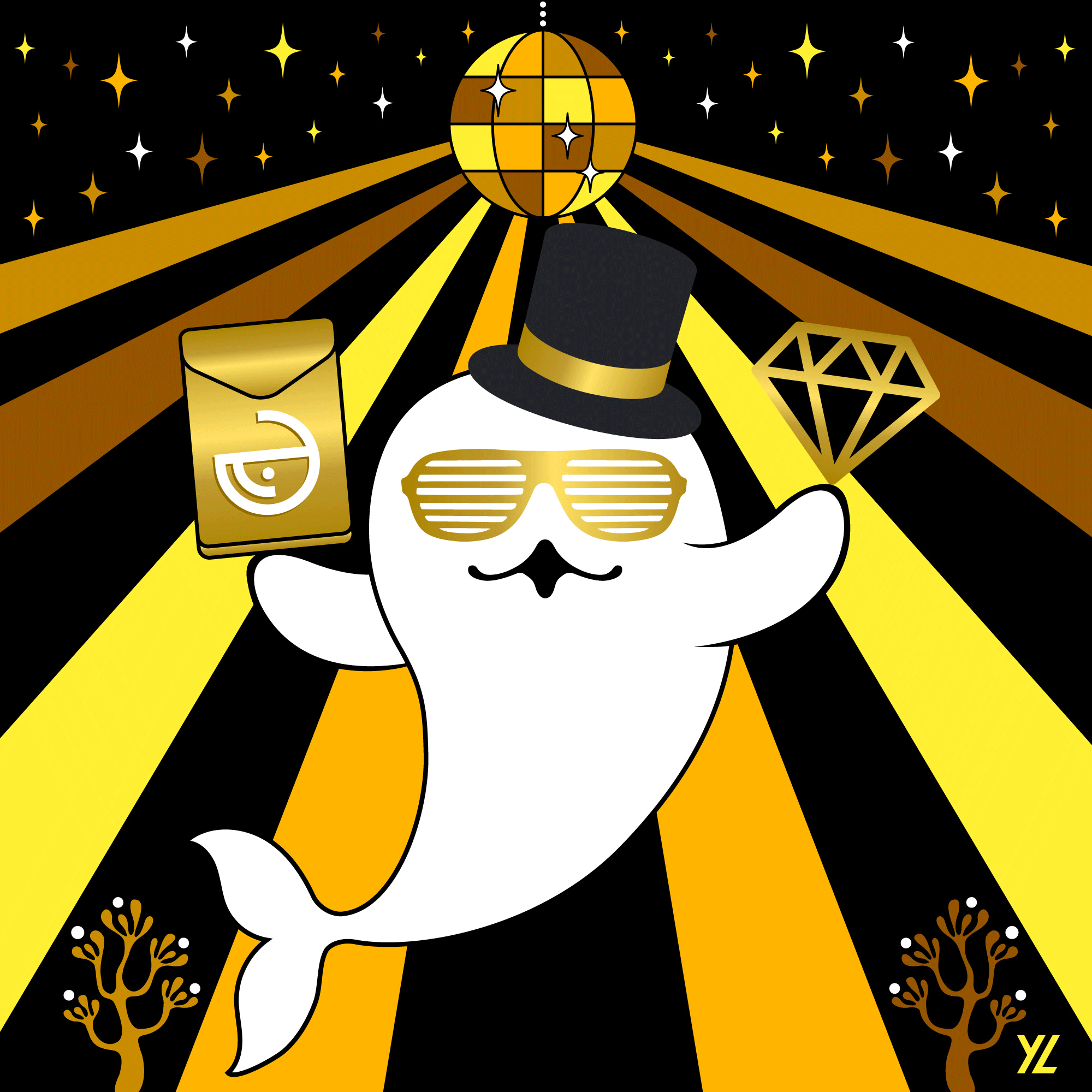 💎🌟🐳 Diamond Hands Beluga HODL Whale 💎🌟🐳 