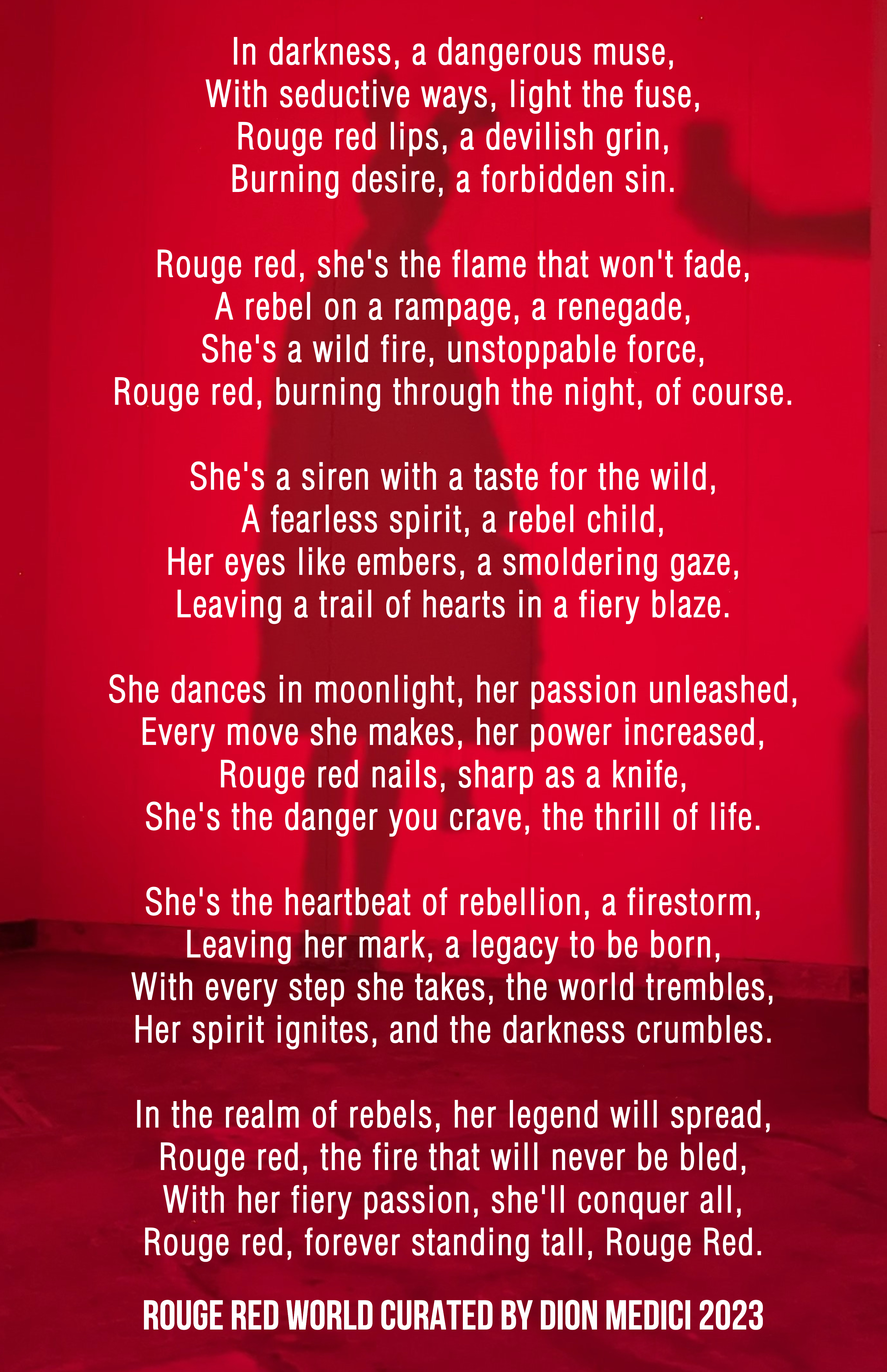 ROUGE RED WORLD POSTER