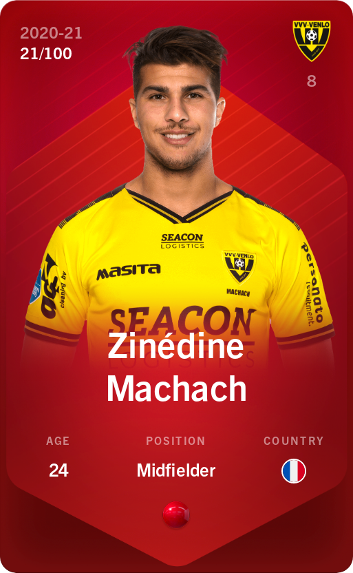Zinédine Machach 2020-21 • Rare 21/100