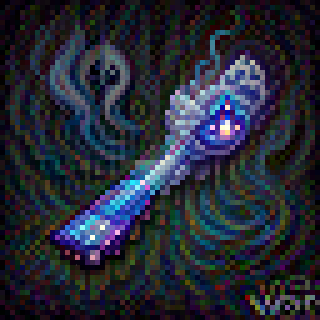 'Vortex Whisper' Ghost Wand of Reflection