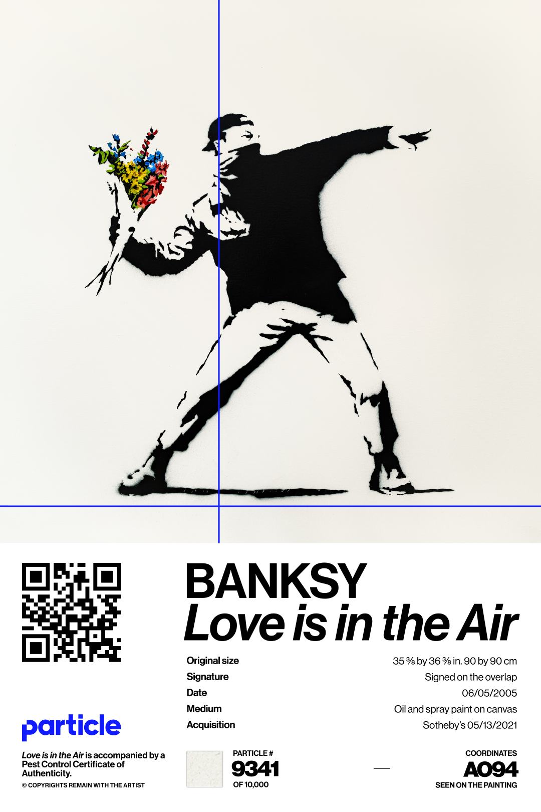 Banksy | Love Is In The Air #9341