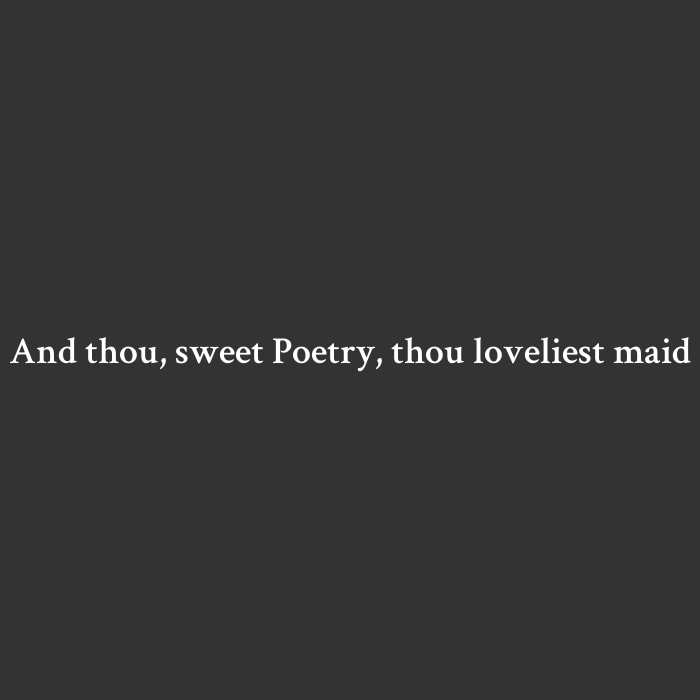 Poetry or Lover