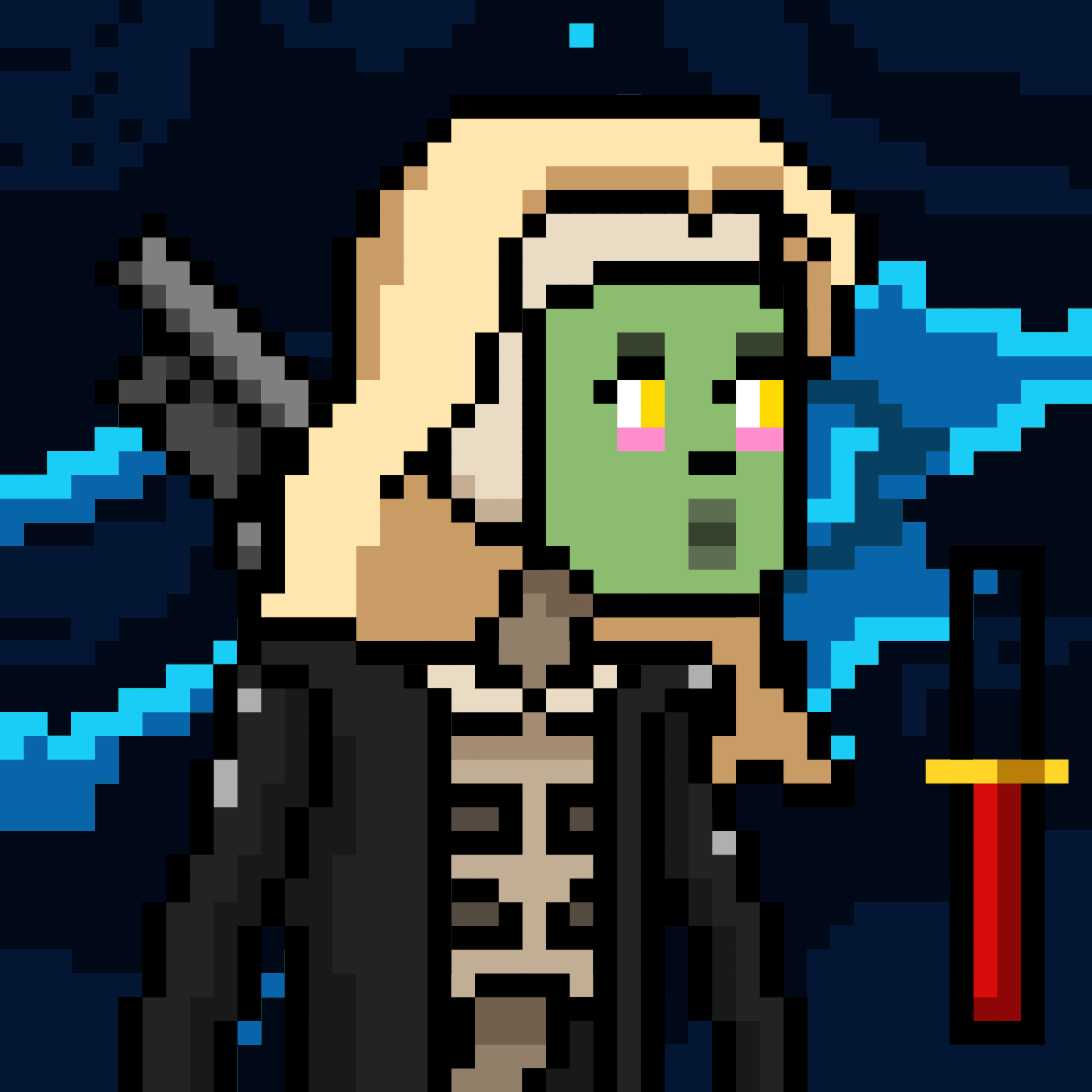 Ordinal Ladies Skull #2721