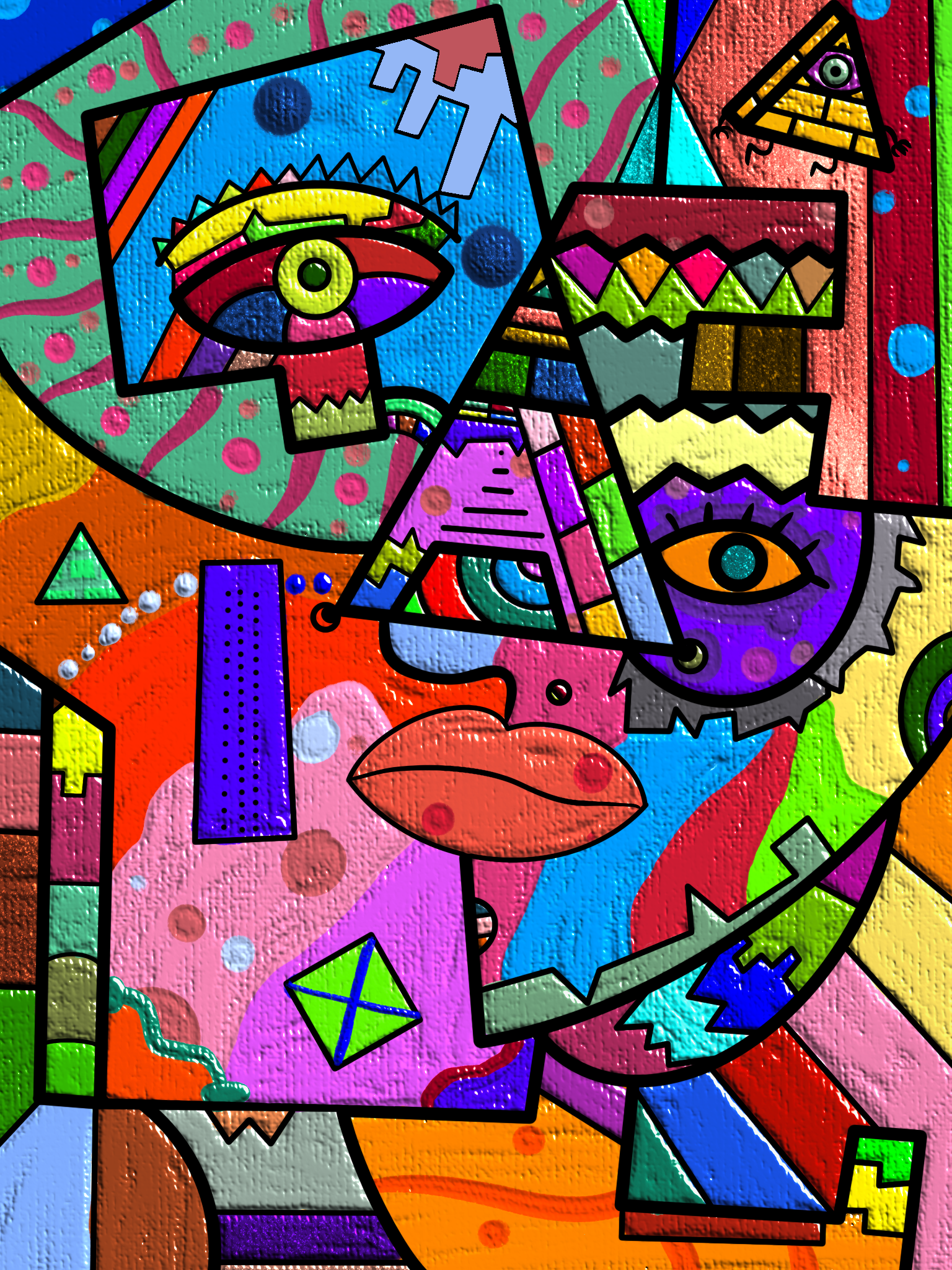 "The Multicolored Dimension" by Jacob Mesa